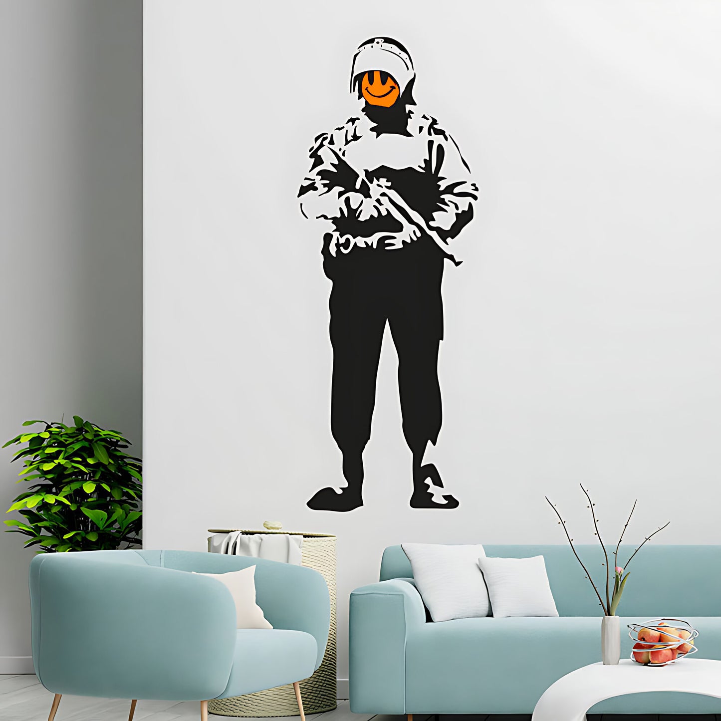 Acid Soldier Wall Art Sticker Decal - Banksy Style