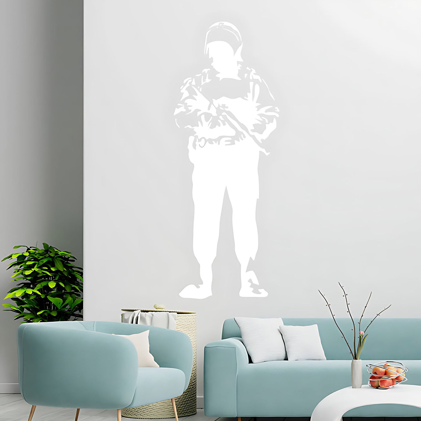 Acid Soldier Wall Art Sticker Decal - Banksy Style