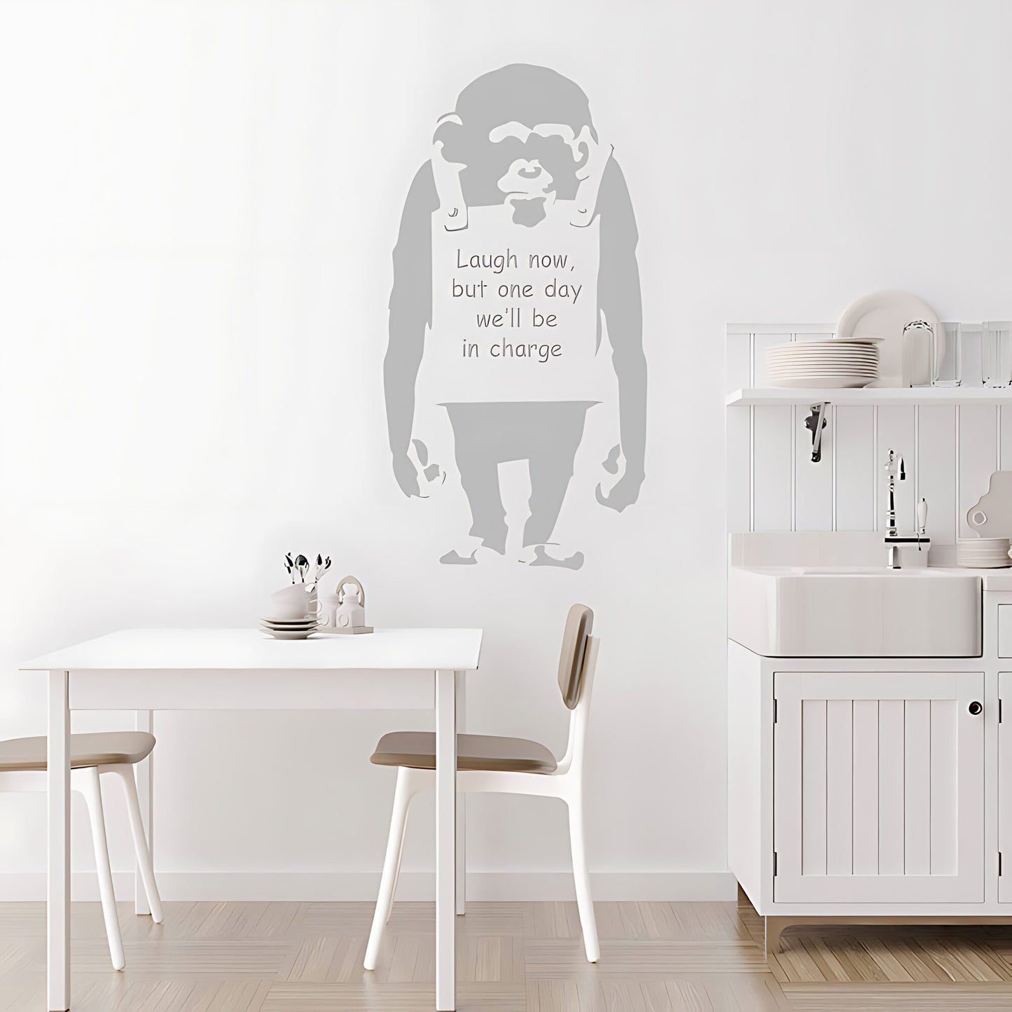Banksy Monkey Decals Art Wall Stickers