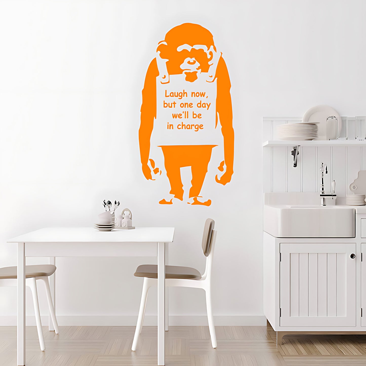Banksy Monkey Decals Art Wall Stickers
