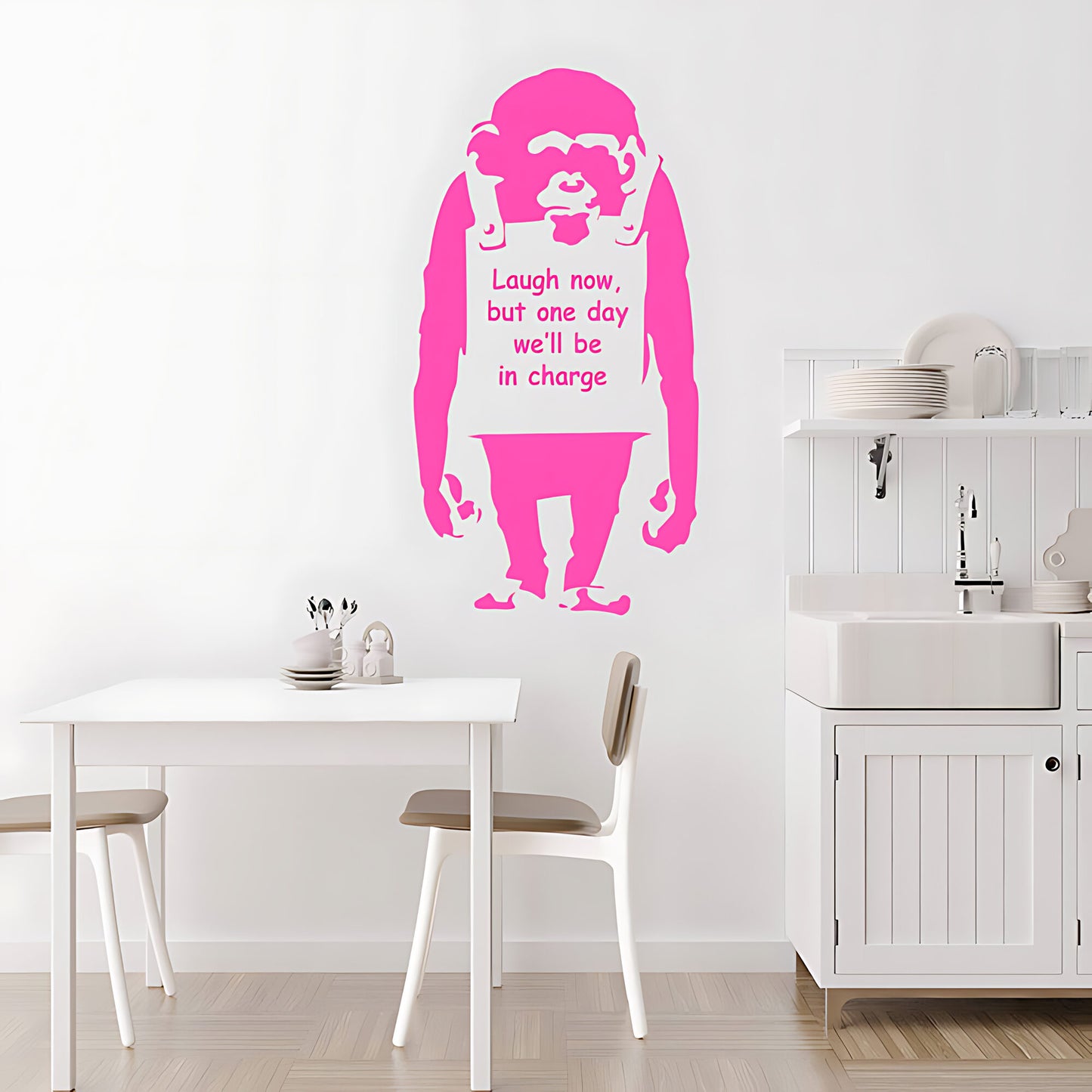 Banksy Monkey Decals Art Wall Stickers