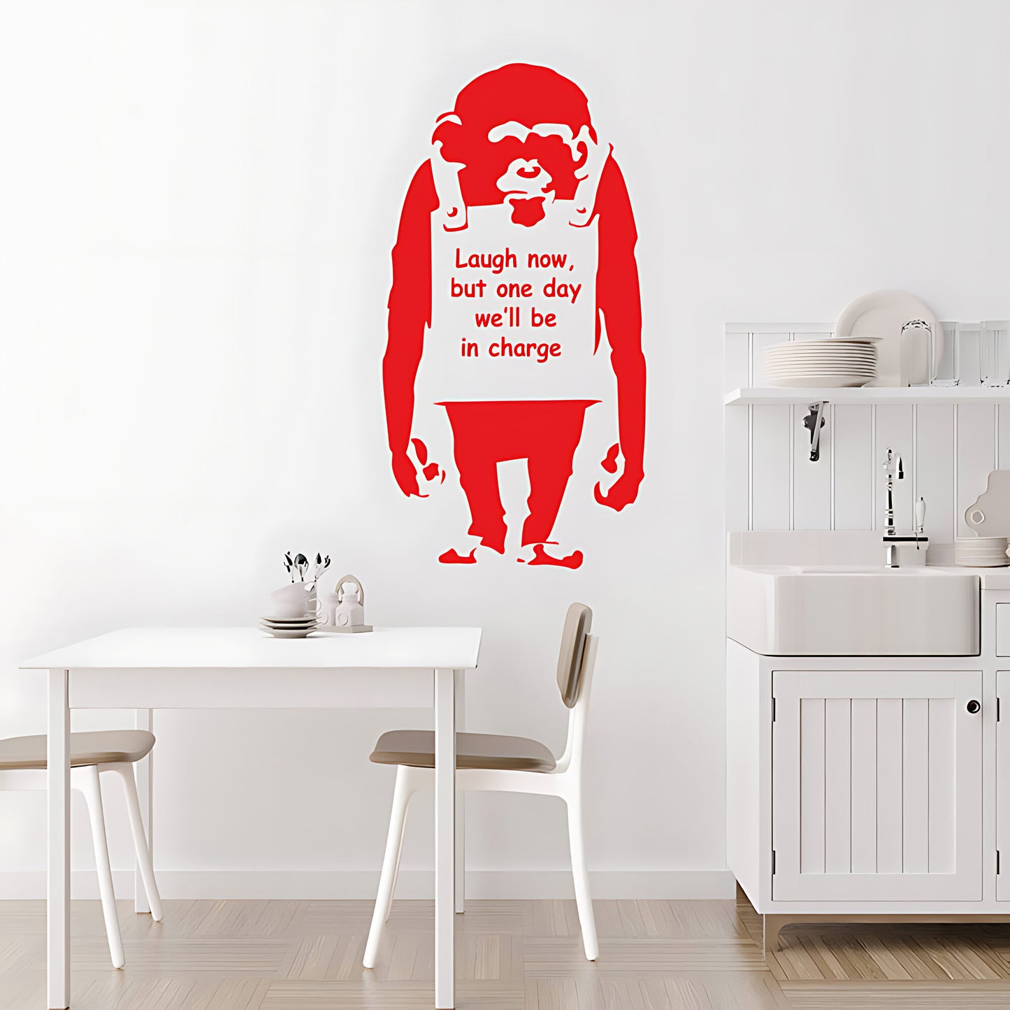 Banksy Monkey Decals Art Wall Stickers