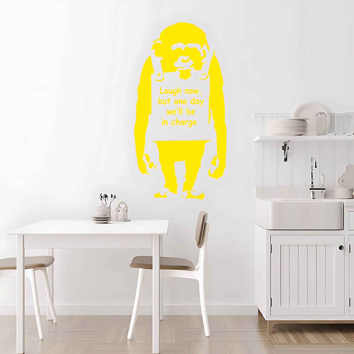 Banksy Monkey Decals Art Wall Stickers