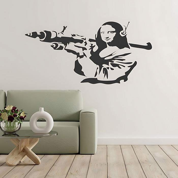 Mona Lisa Decals - Banksy Wall Art