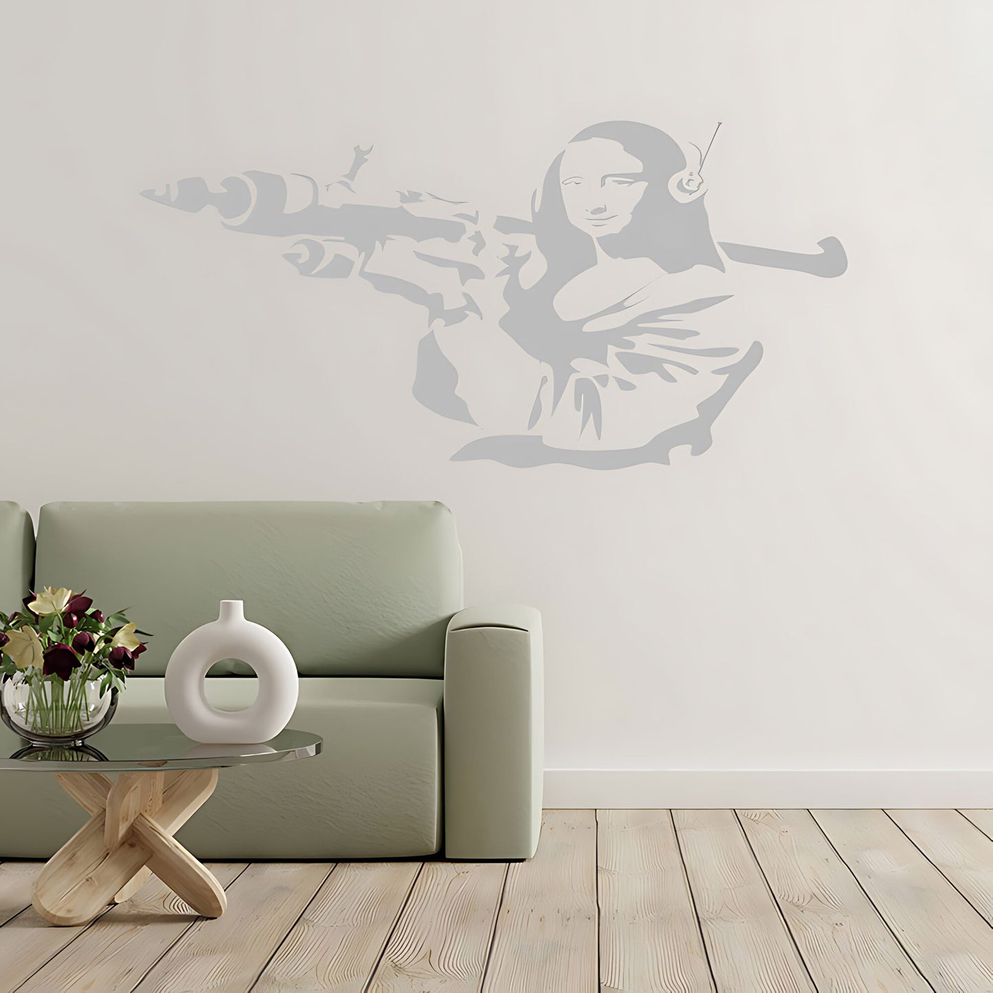 Mona Lisa Decals - Banksy Wall Art