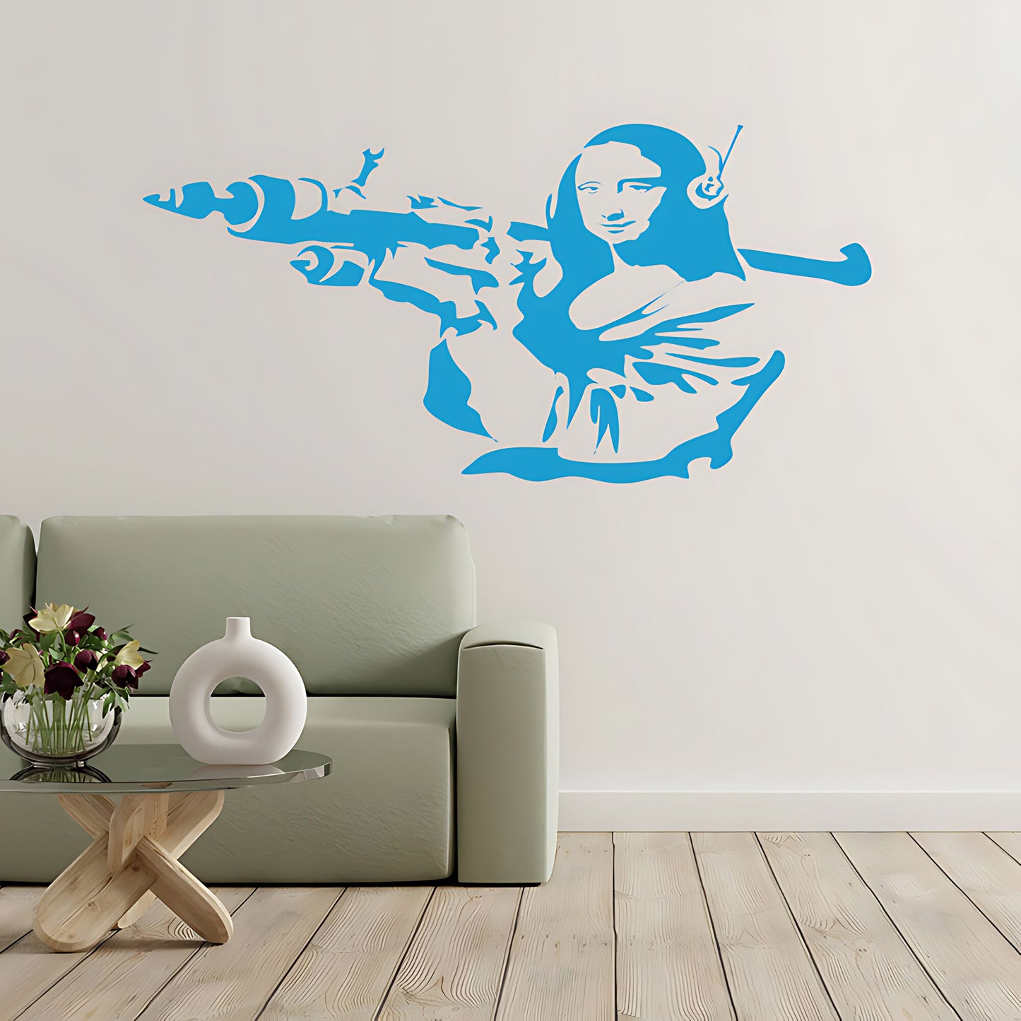 Mona Lisa Decals - Banksy Wall Art