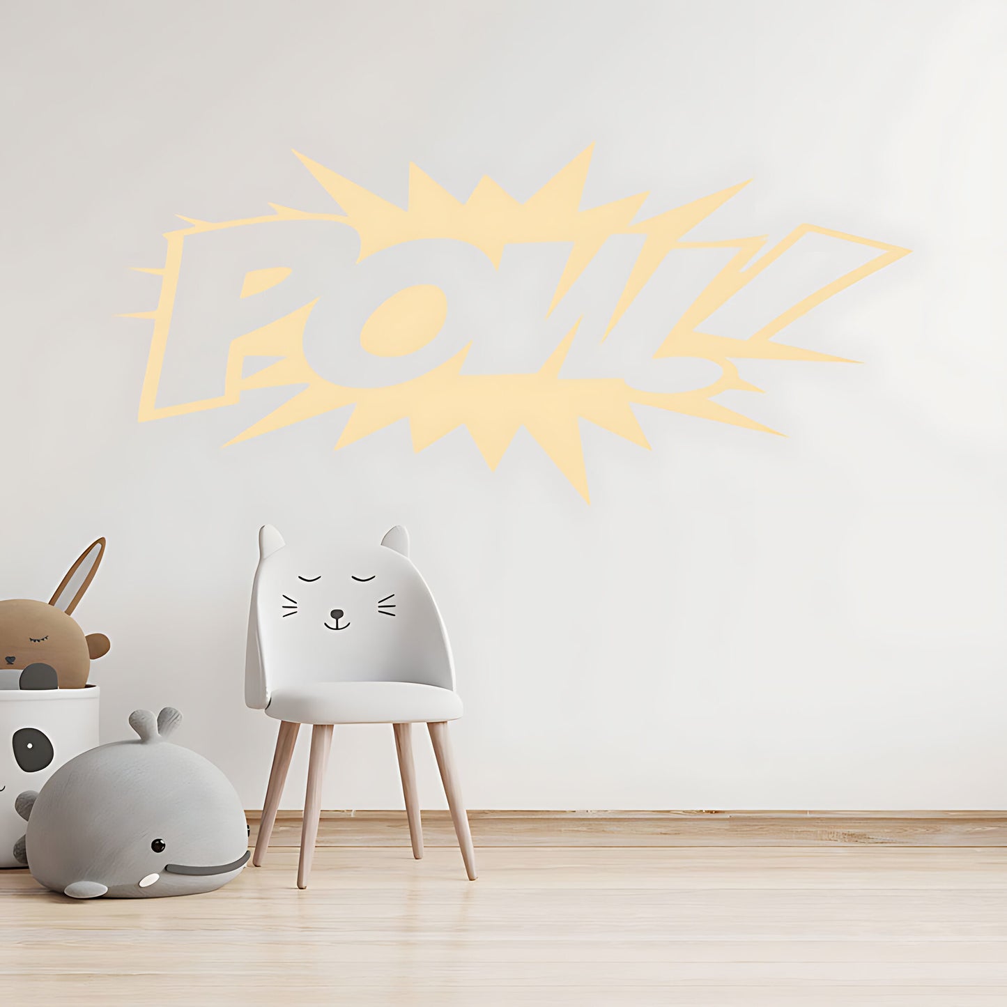 POW! Comic Book Explosion Wall Sticker – Superhero Pop Art Kids Decal
