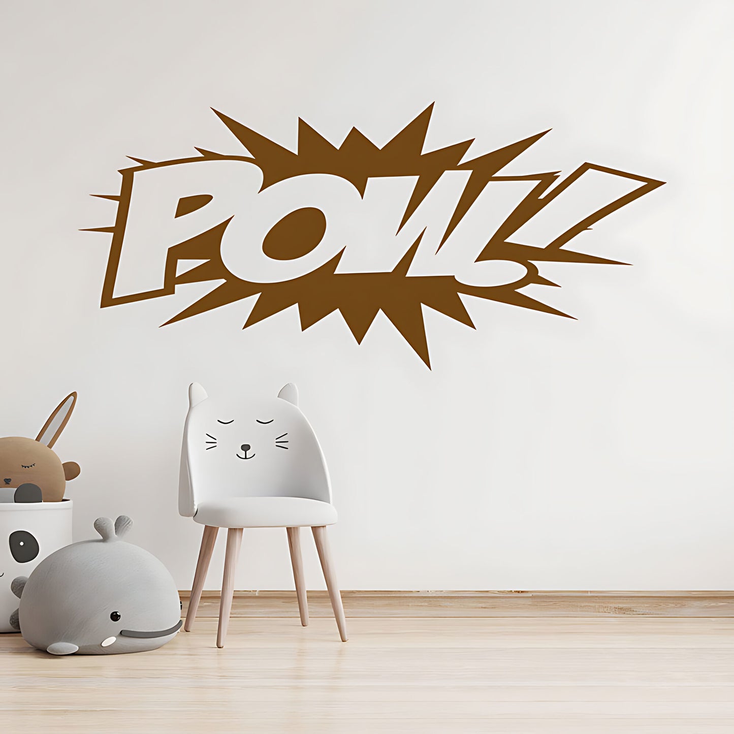POW! Comic Book Explosion Wall Sticker – Superhero Pop Art Kids Decal