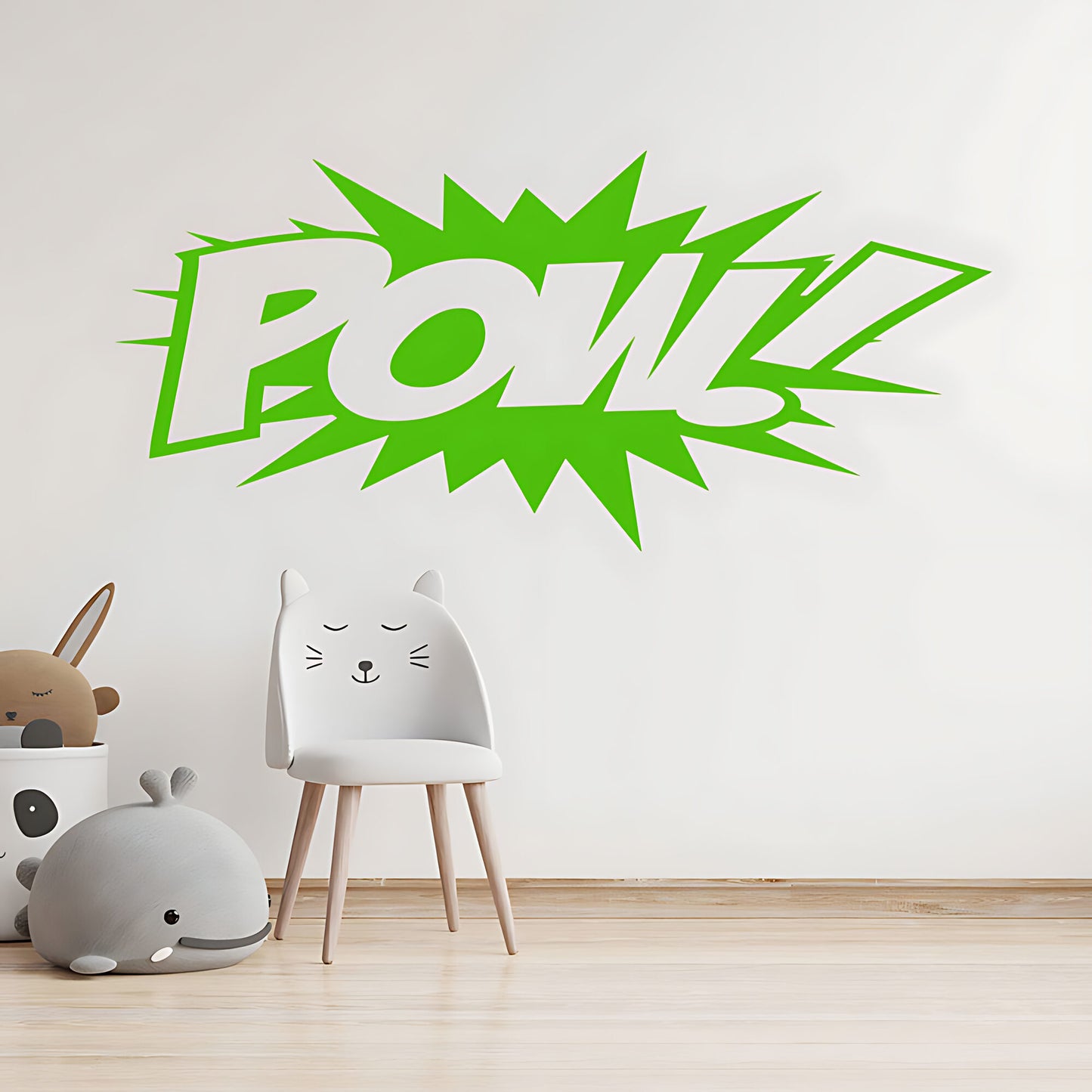 POW! Comic Book Explosion Wall Sticker – Superhero Pop Art Kids Decal