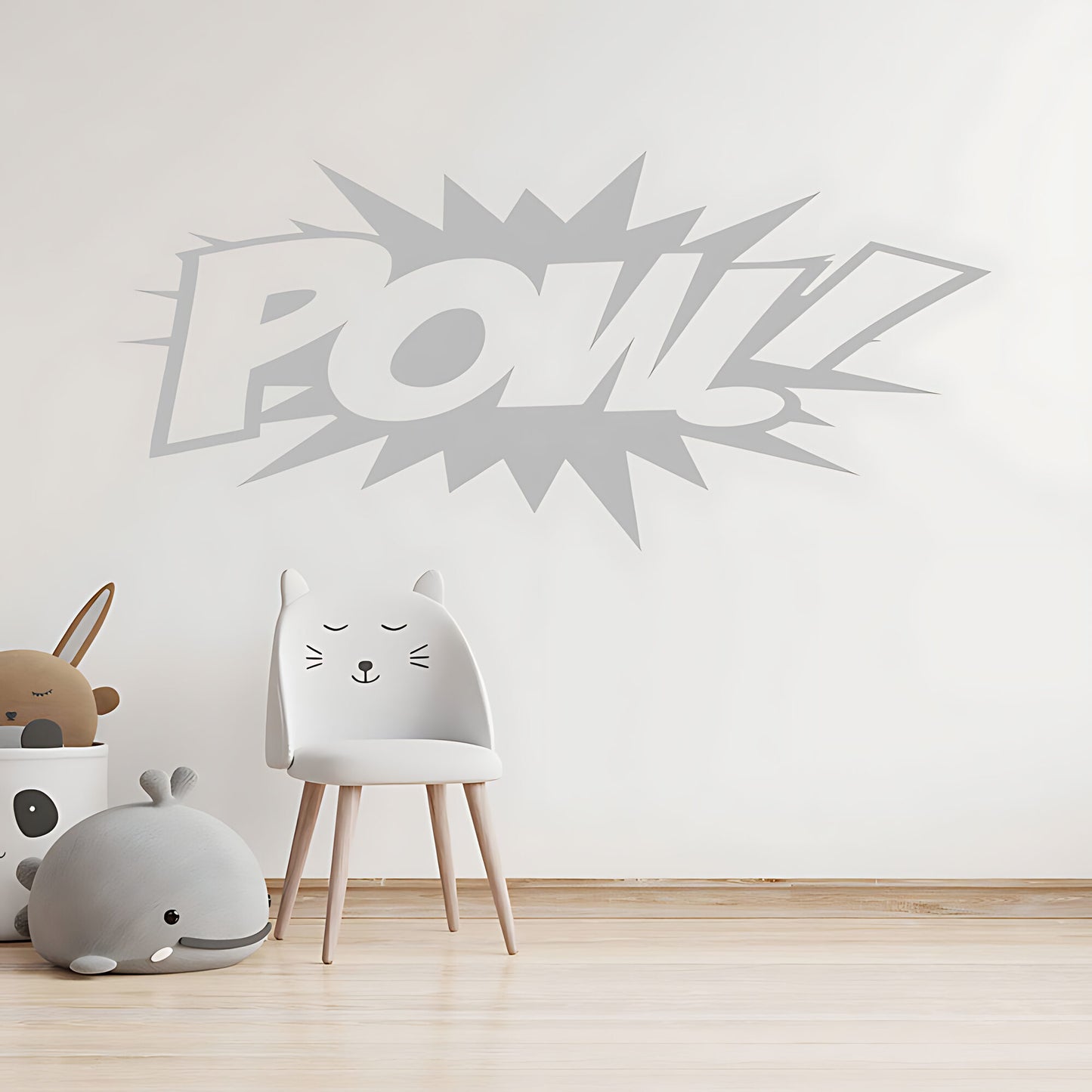 POW! Comic Book Explosion Wall Sticker – Superhero Pop Art Kids Decal