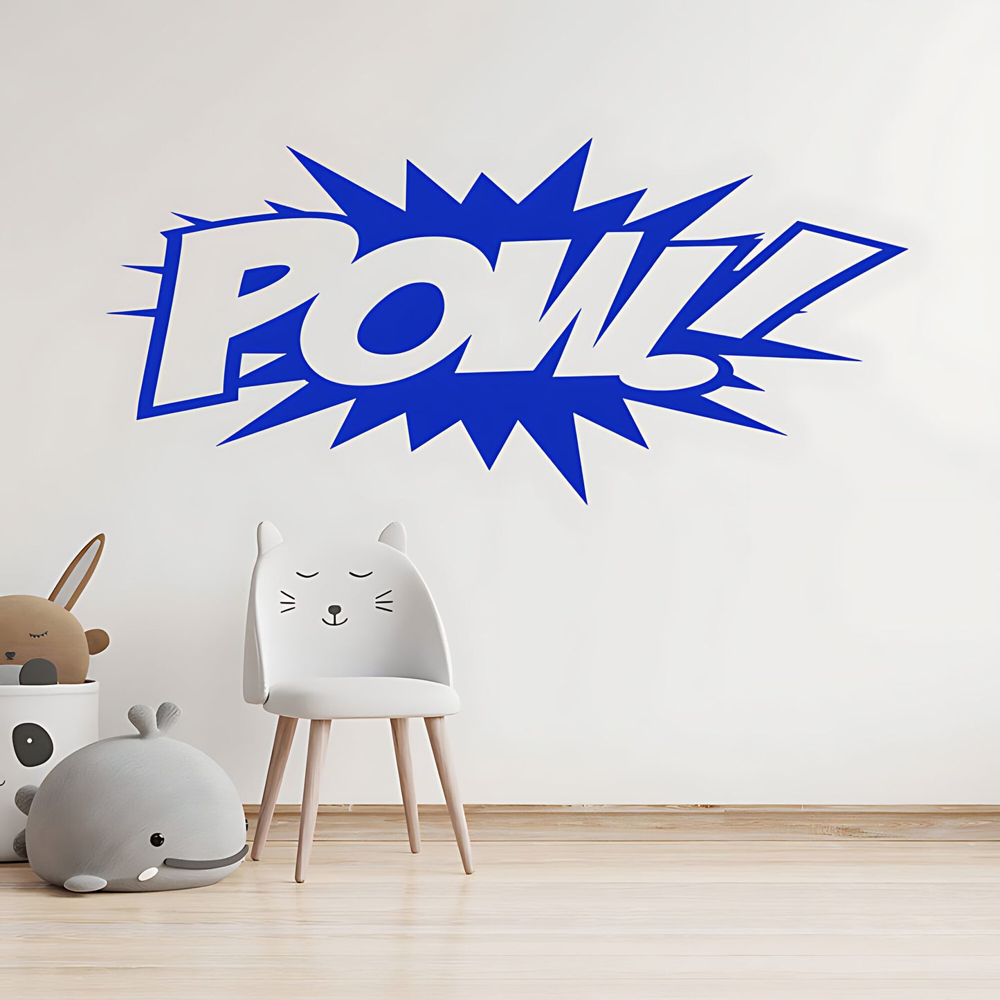 POW! Comic Book Explosion Wall Sticker – Superhero Pop Art Kids Decal