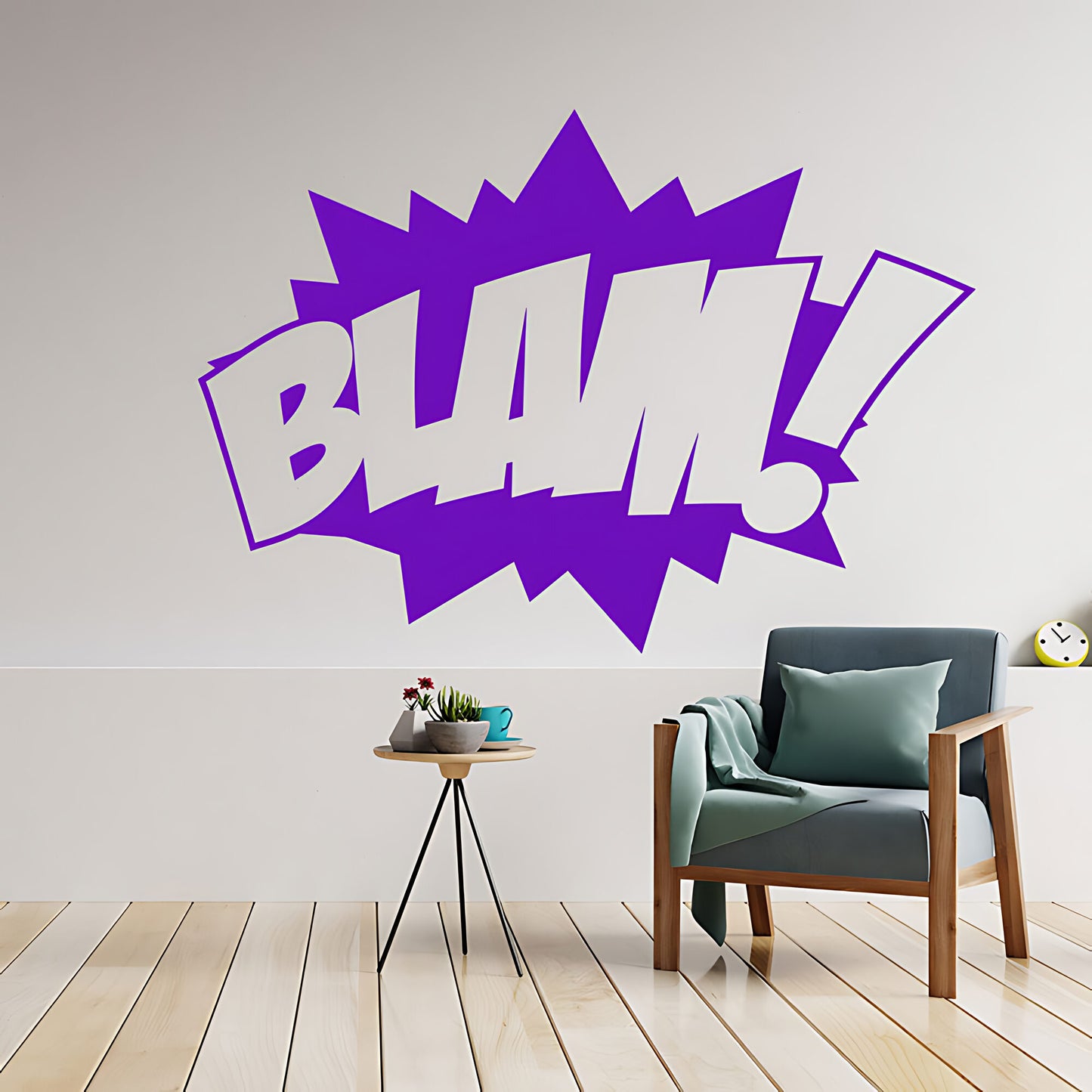 BLAM! Comic Book Superhero Kids Wall Decal