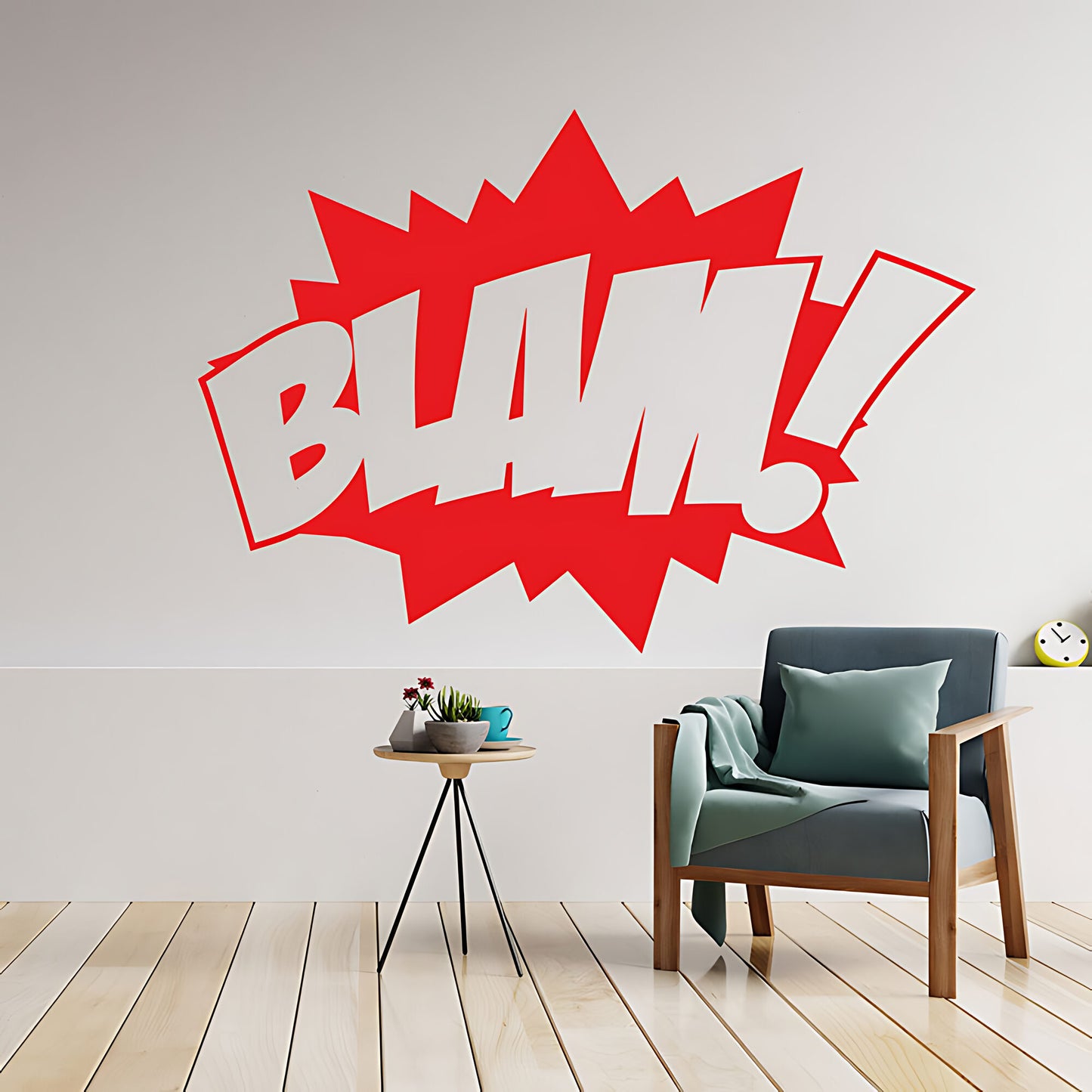 BLAM! Comic Book Superhero Kids Wall Decal