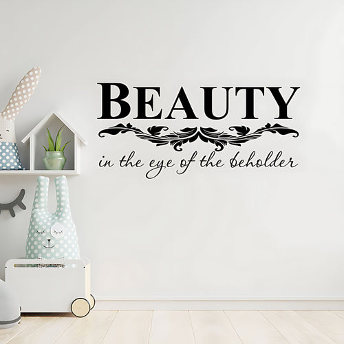 Beauty Bathroom Wall Sticker Vinyl Art Decal Quote