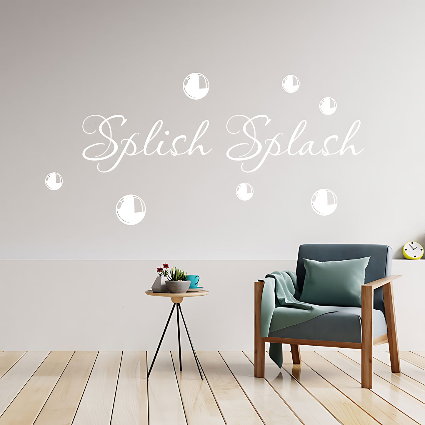 Splish Splash Bathroom Wall Sticker Vinyl Art Decal Quote