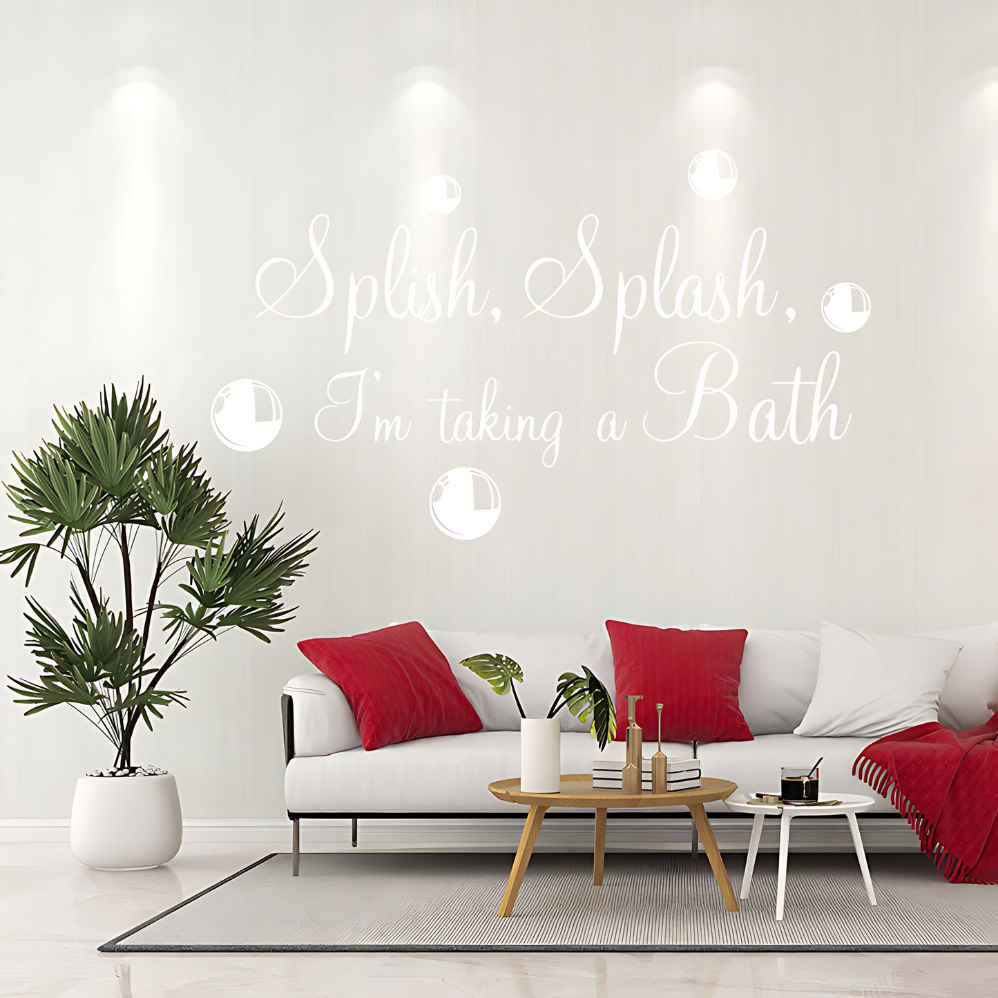 Splish Splash Taking a Bath Wall Sticker - Bathroom