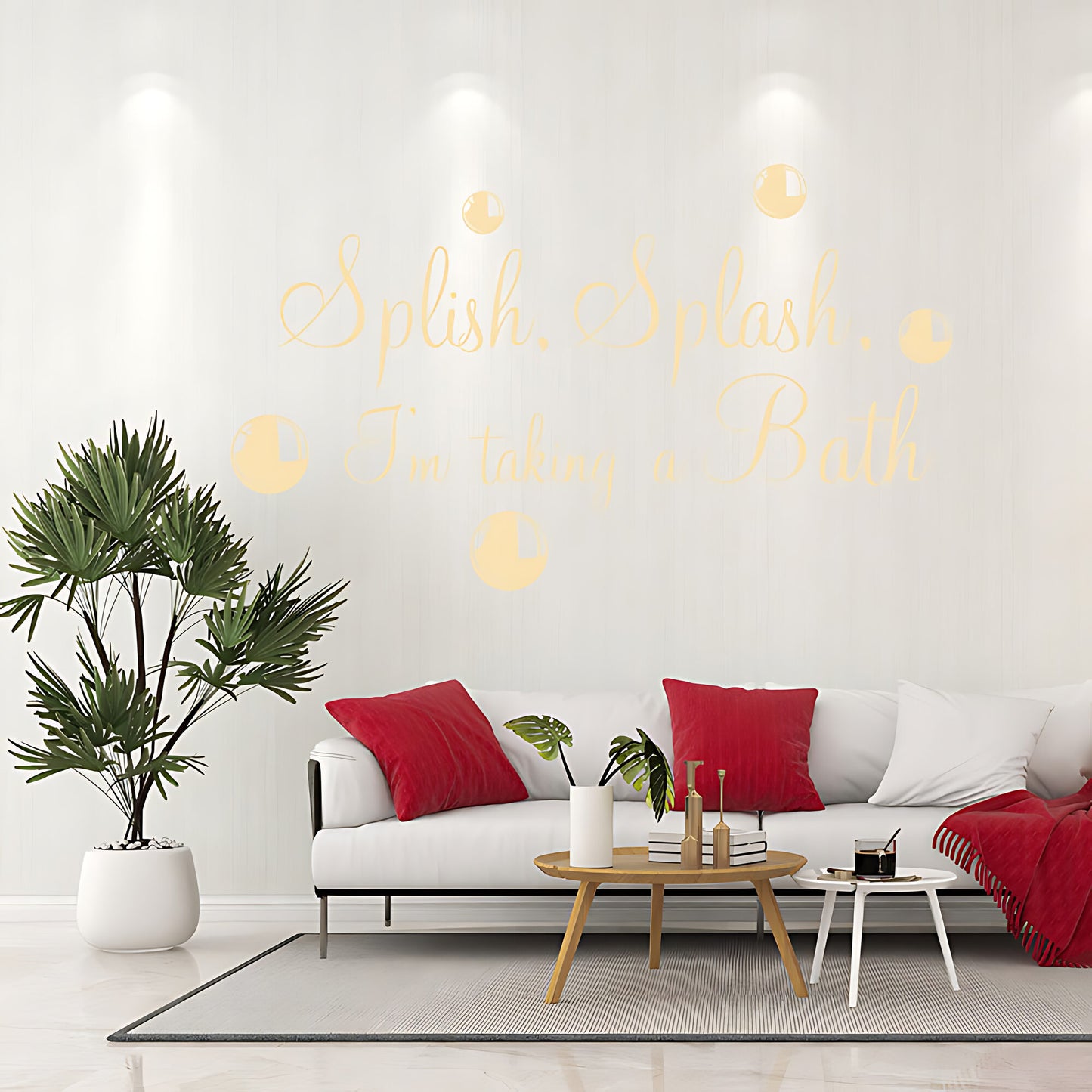 Splish Splash Taking a Bath Wall Sticker - Bathroom