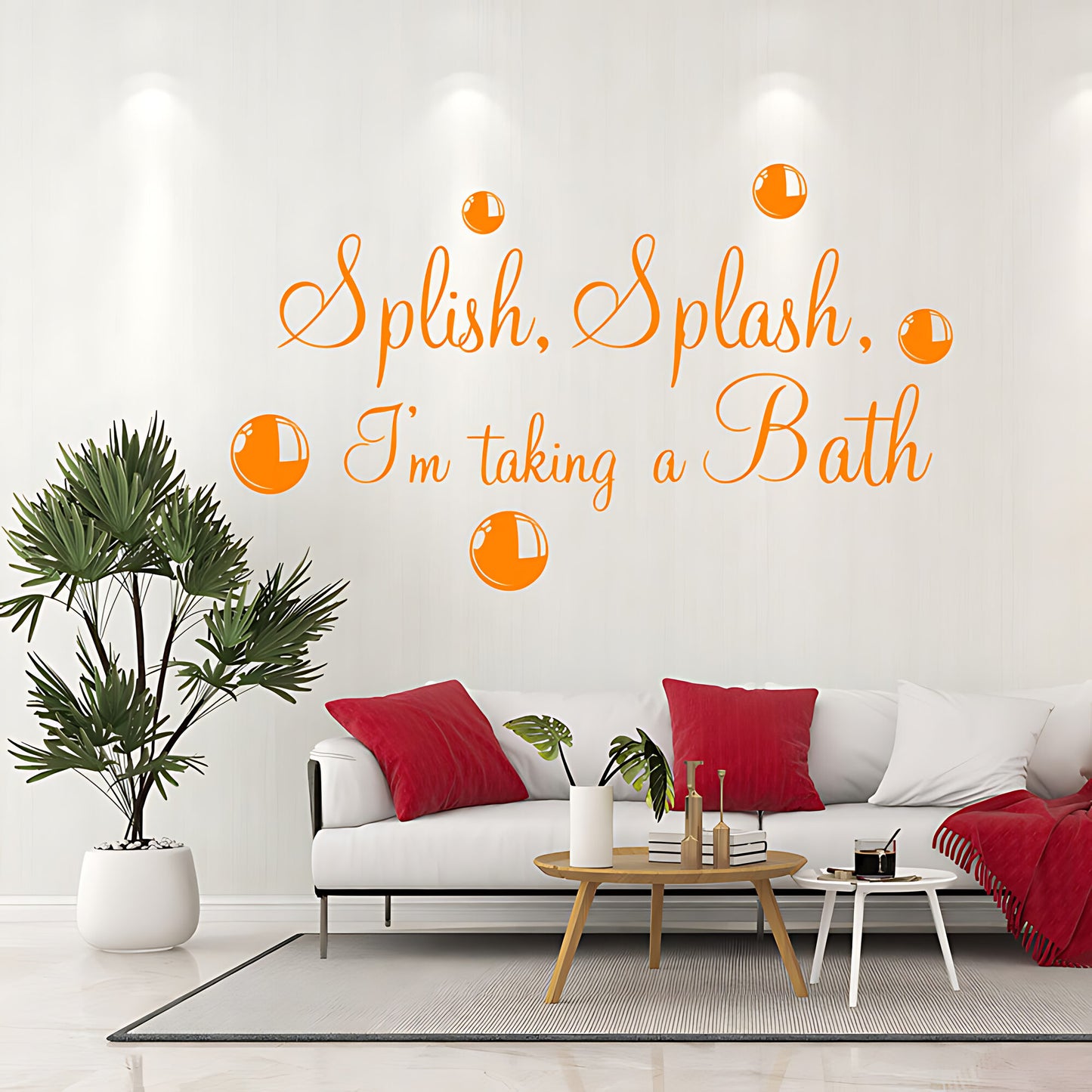 Splish Splash Taking a Bath Wall Sticker - Bathroom