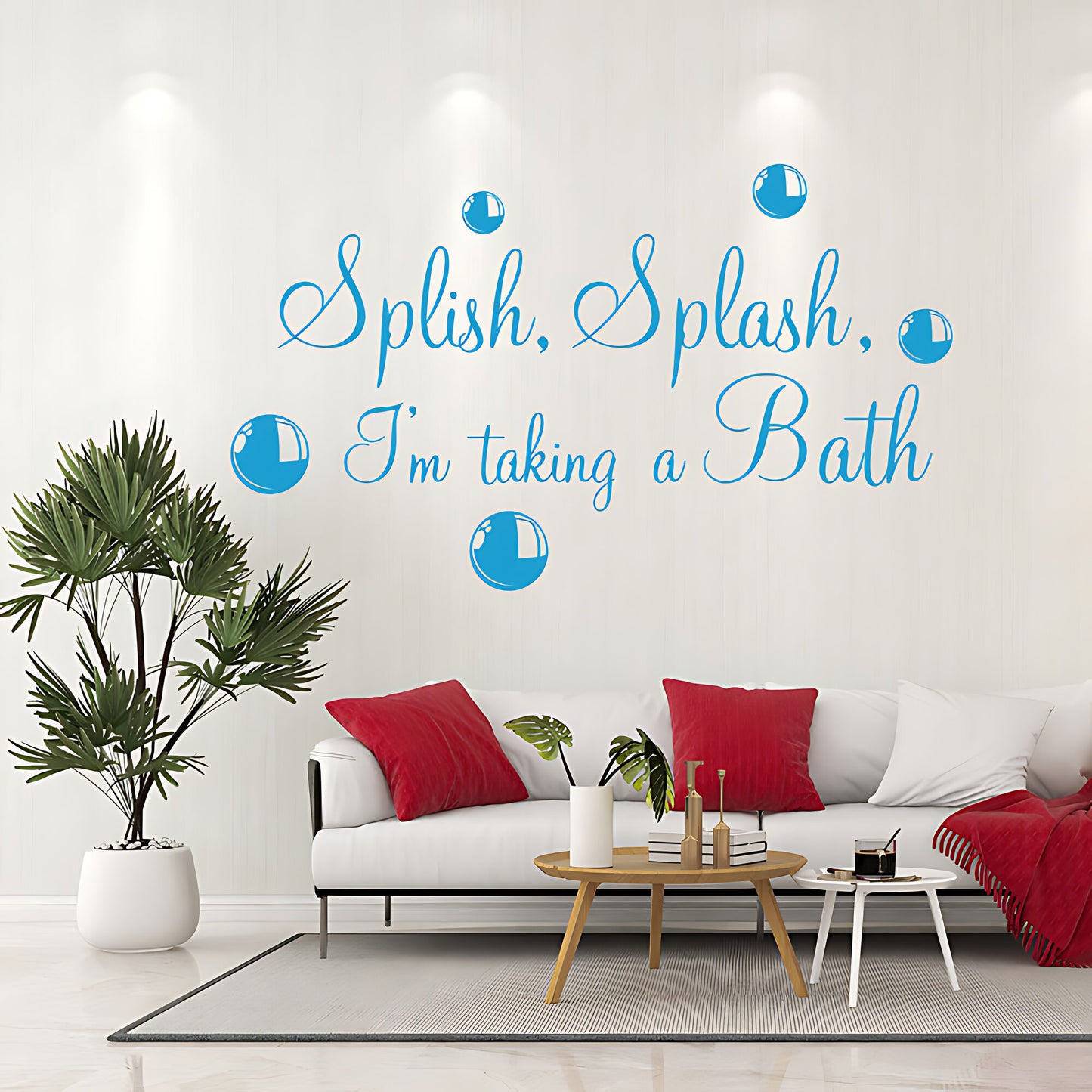 Splish Splash Taking a Bath Wall Sticker - Bathroom