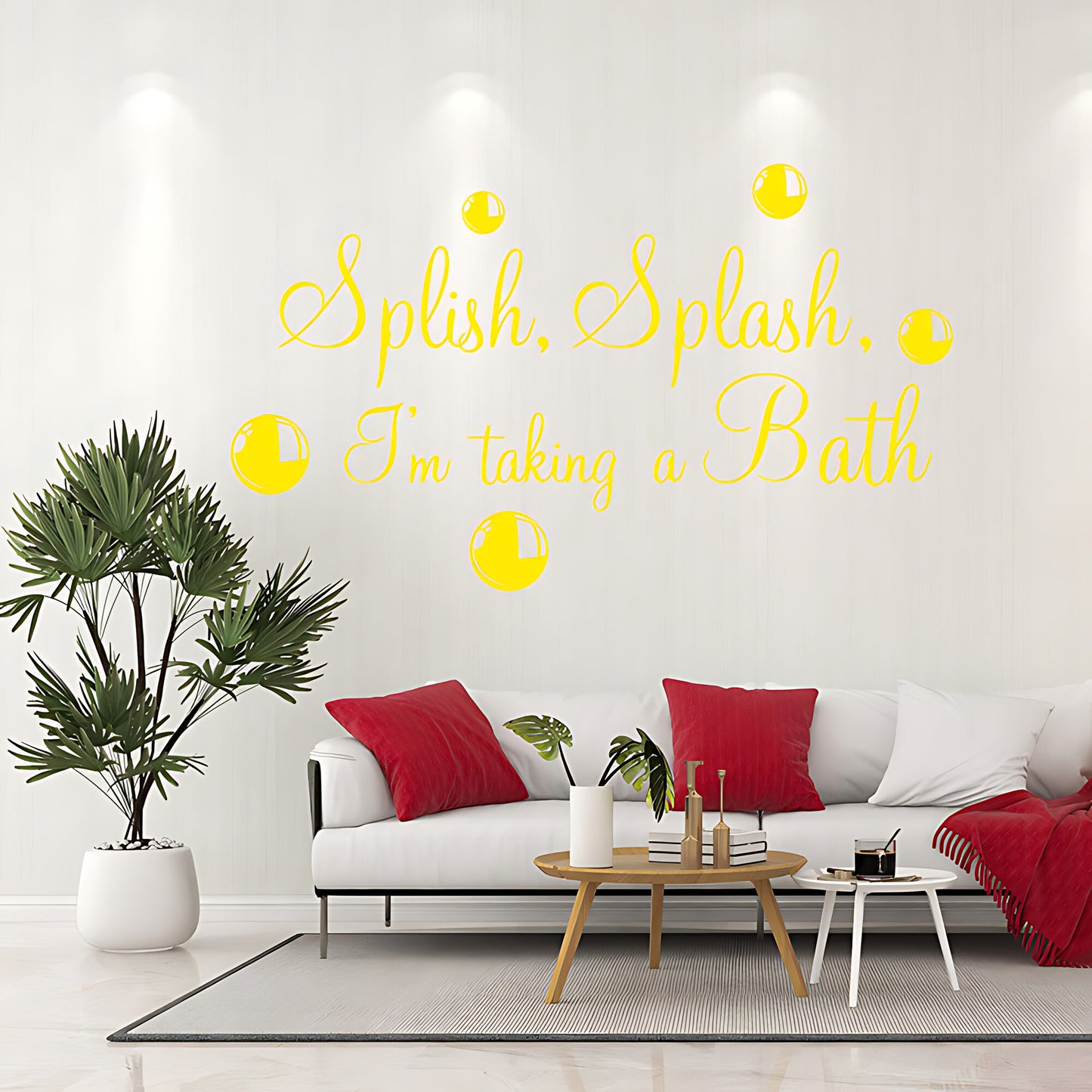 Splish Splash Taking a Bath Wall Sticker - Bathroom