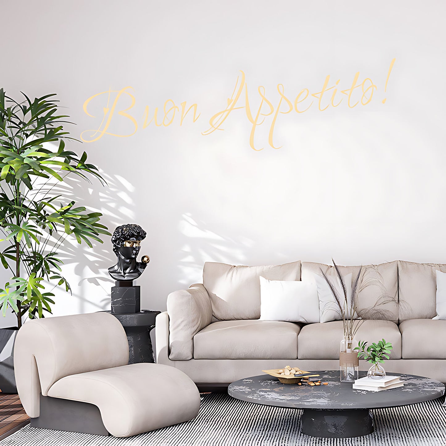 Buon Appetito Kitchen Wall Sticker - Quote Decal