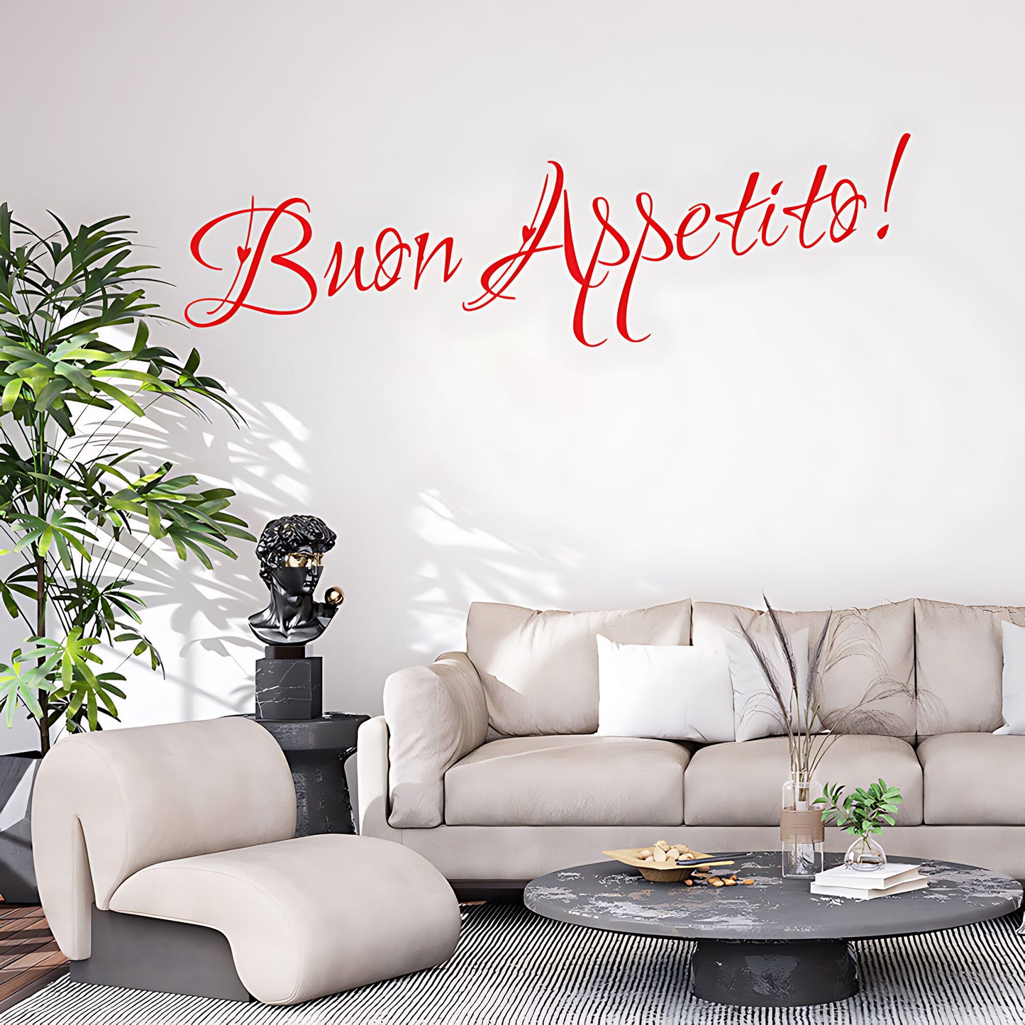 Buon Appetito Kitchen Wall Sticker - Quote Decal
