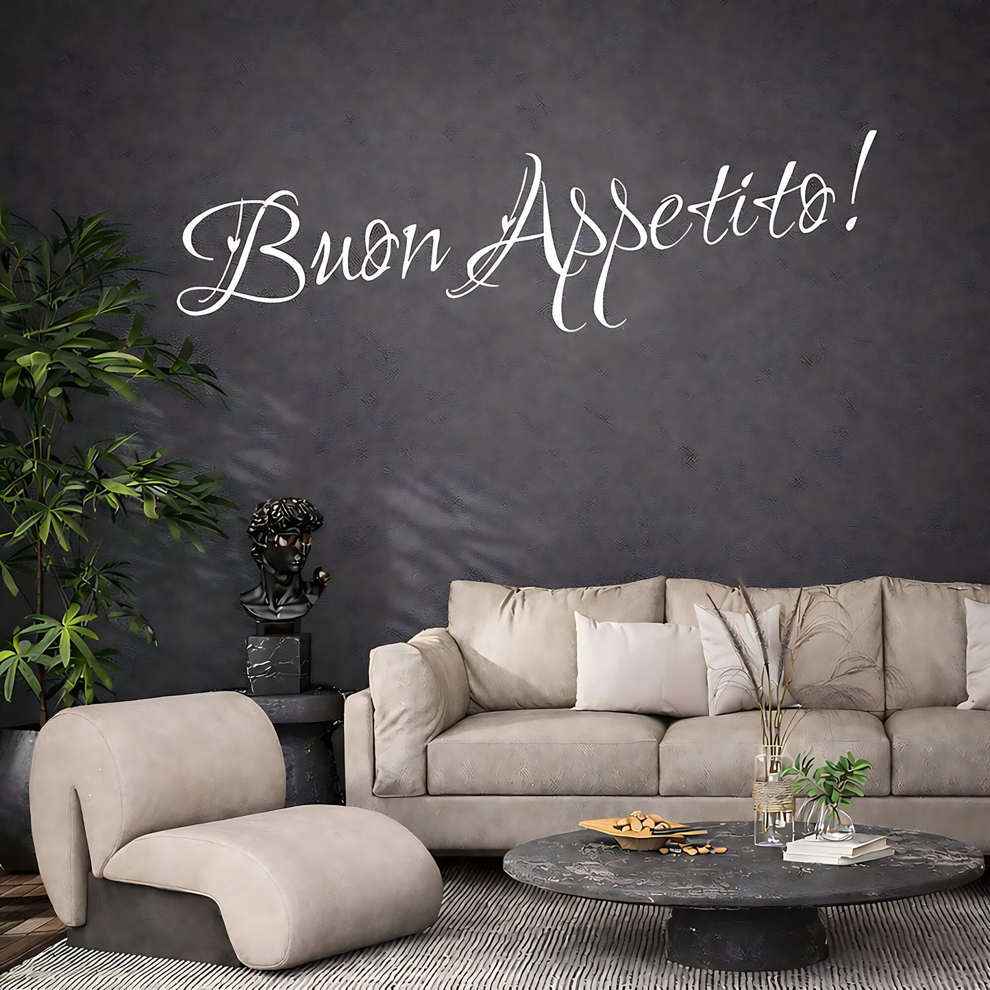Buon Appetito Kitchen Wall Sticker - Quote Decal