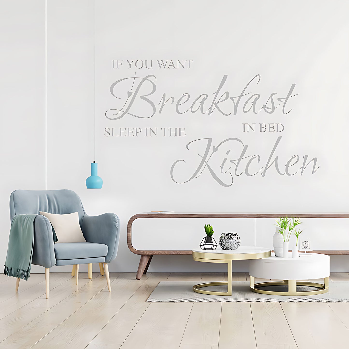 If You Want Breakfast Wall Sticker
