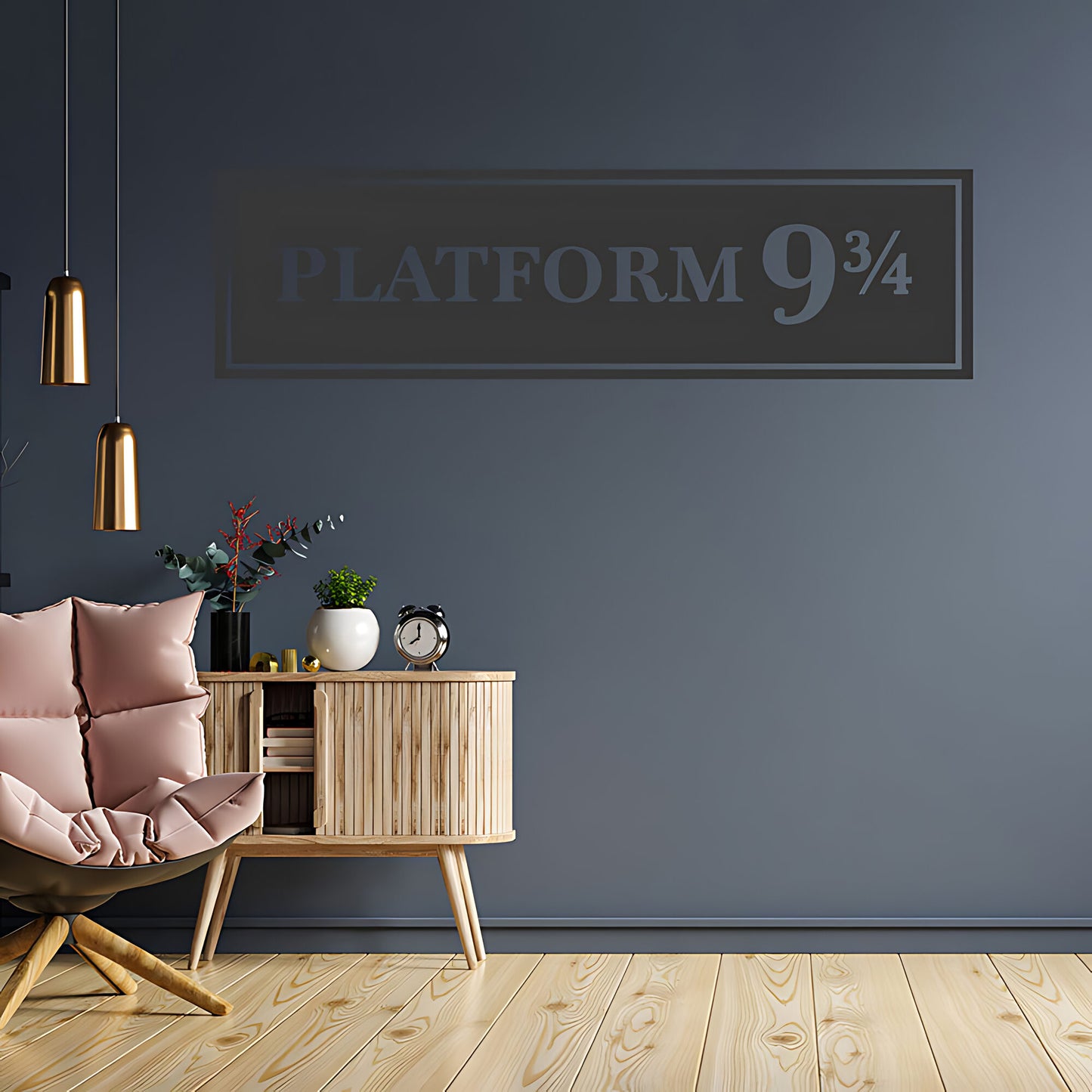 Harry Potter Wall Sticker Platform 9 3/4 Vinyl Art Decal Quote