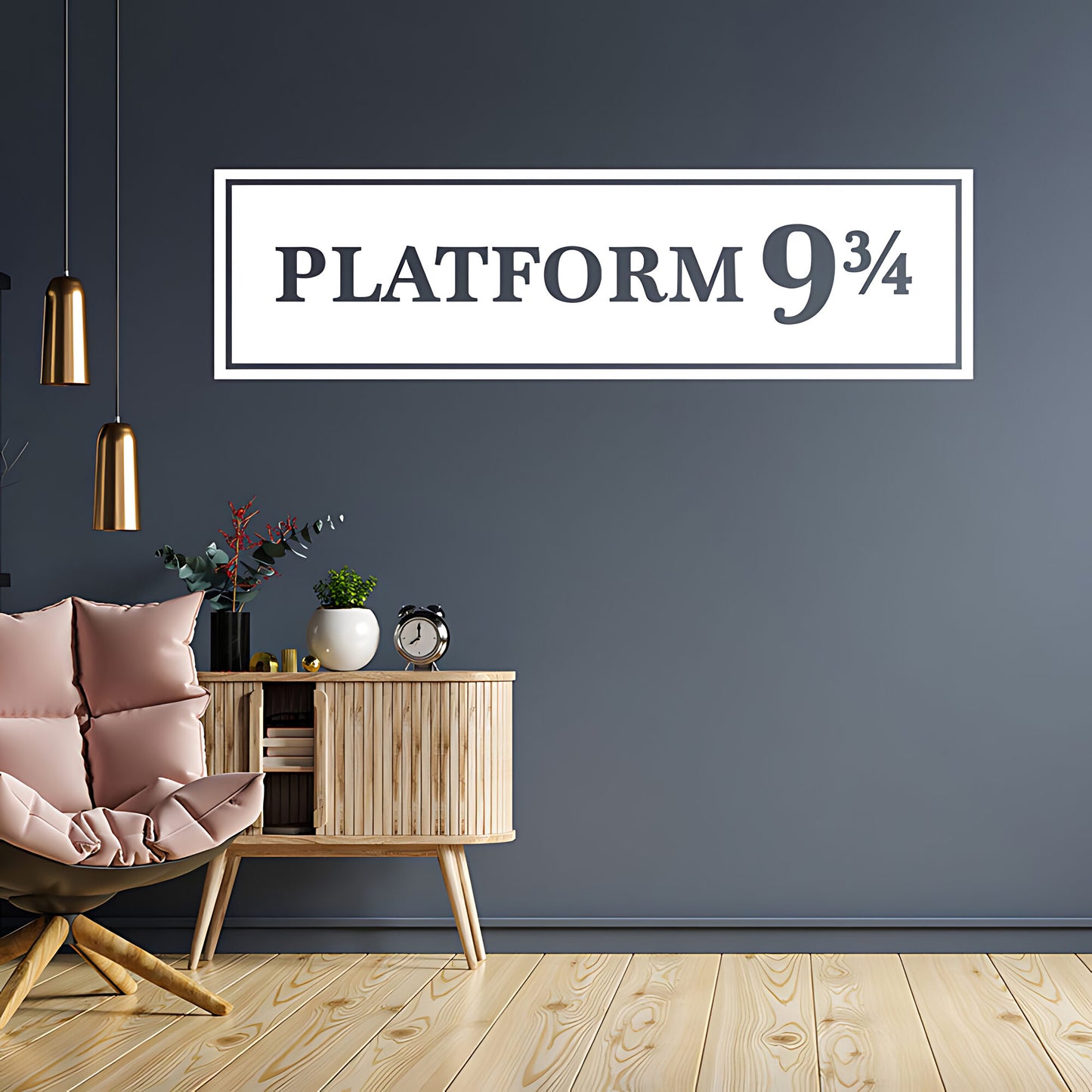 Harry Potter Wall Sticker Platform 9 3/4 Vinyl Art Decal Quote