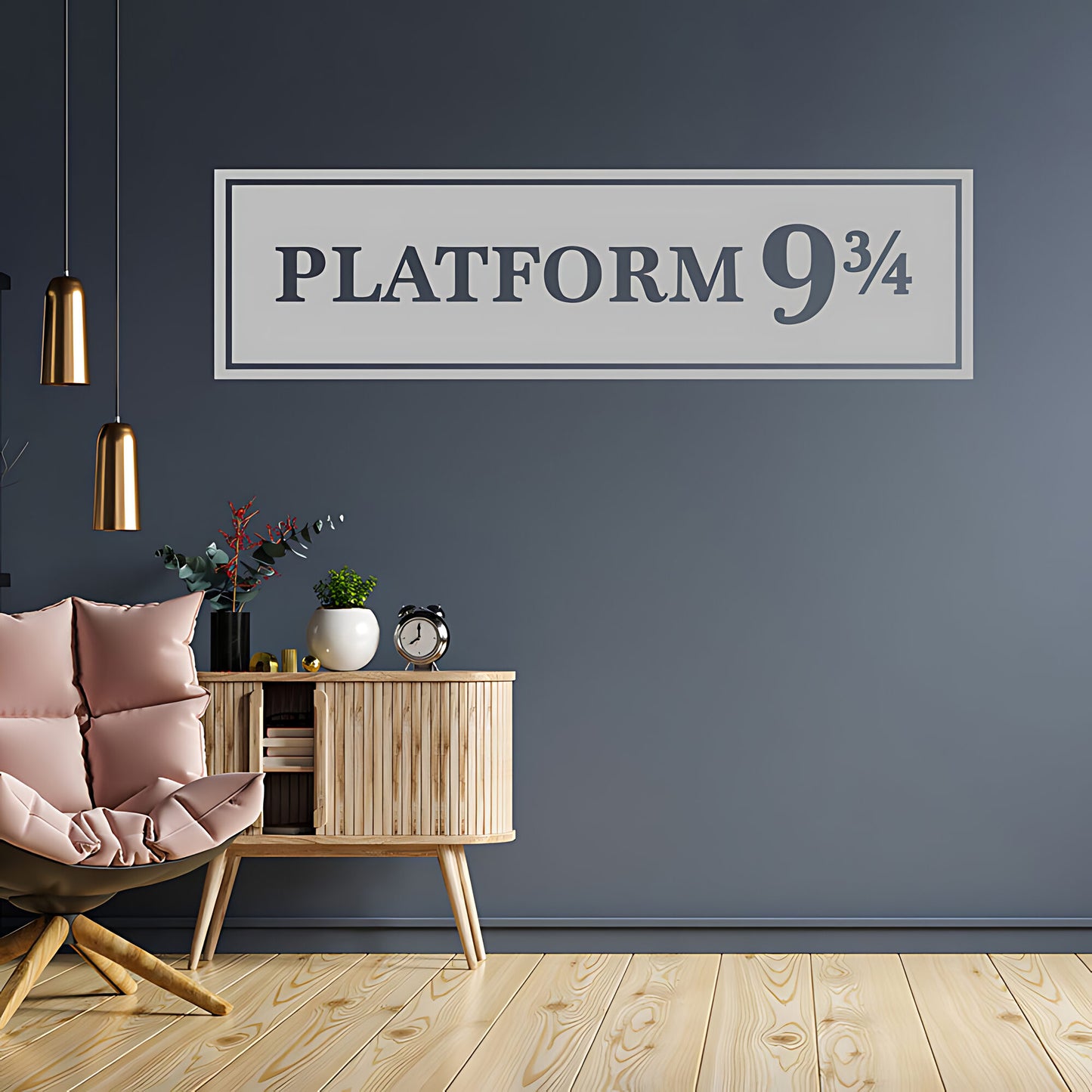 Harry Potter Wall Sticker Platform 9 3/4 Vinyl Art Decal Quote