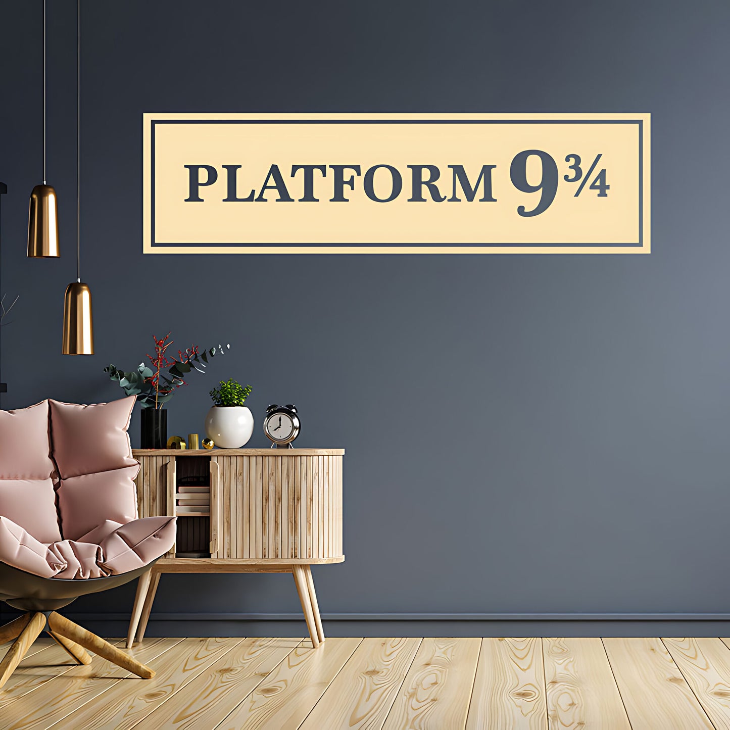 Harry Potter Wall Sticker Platform 9 3/4 Vinyl Art Decal Quote