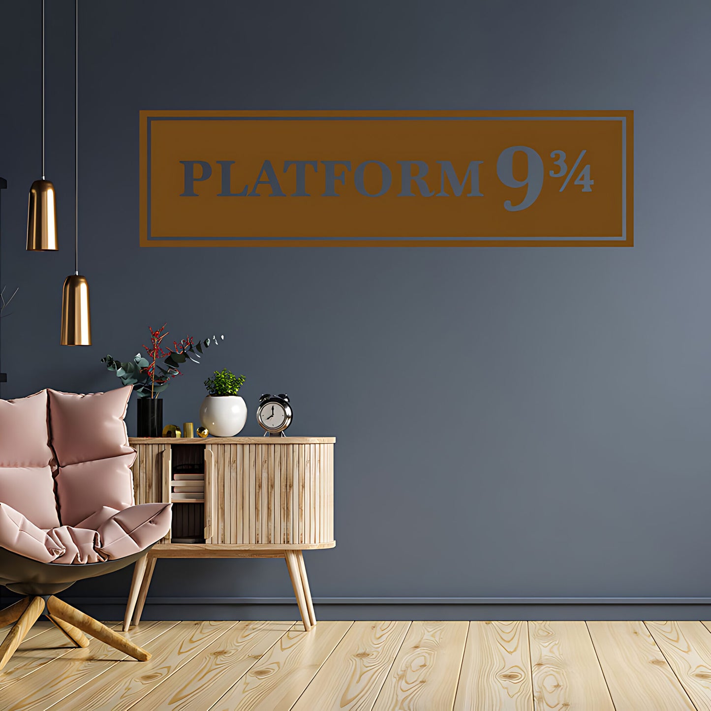Harry Potter Wall Sticker Platform 9 3/4 Vinyl Art Decal Quote