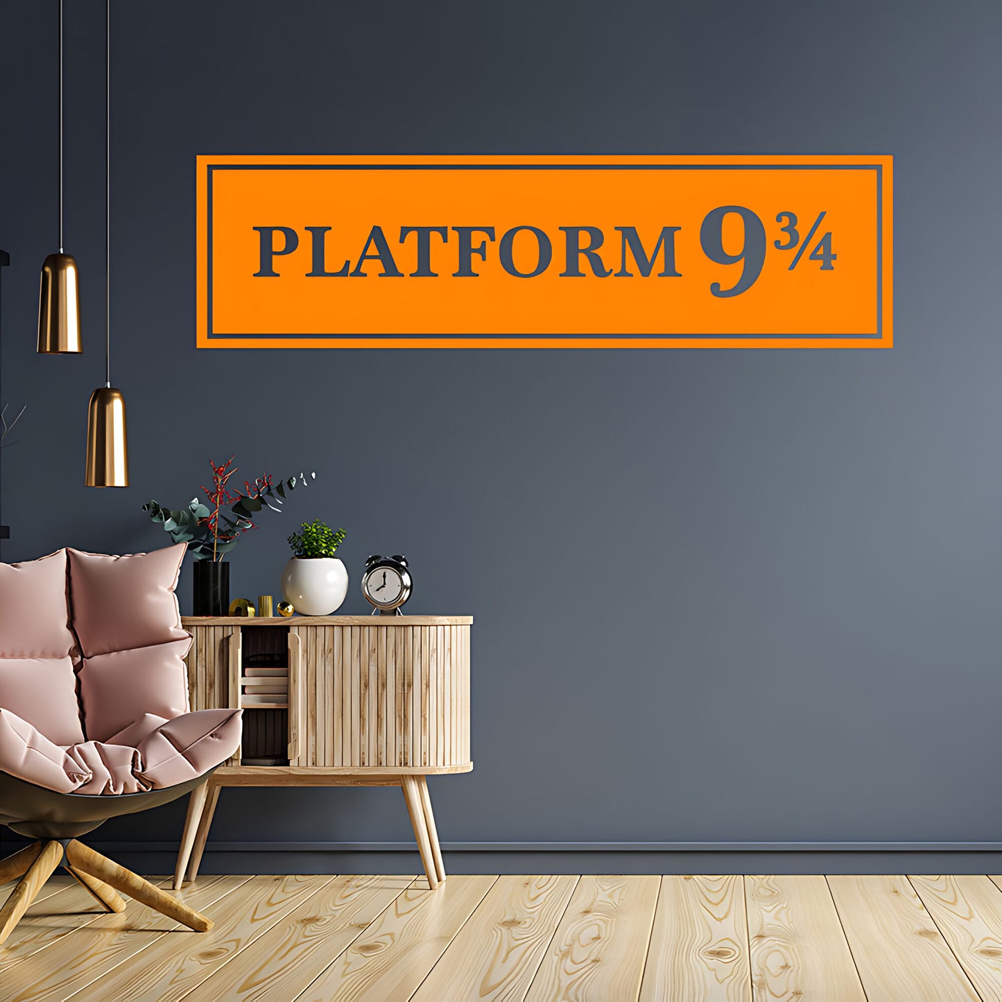 Harry Potter Wall Sticker Platform 9 3/4 Vinyl Art Decal Quote