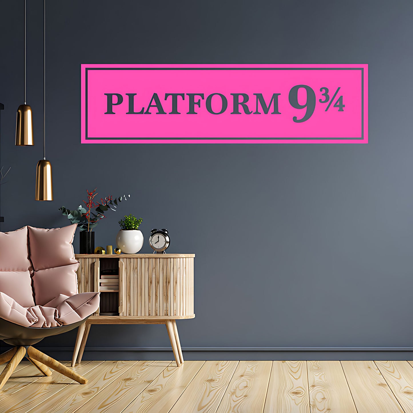 Harry Potter Wall Sticker Platform 9 3/4 Vinyl Art Decal Quote