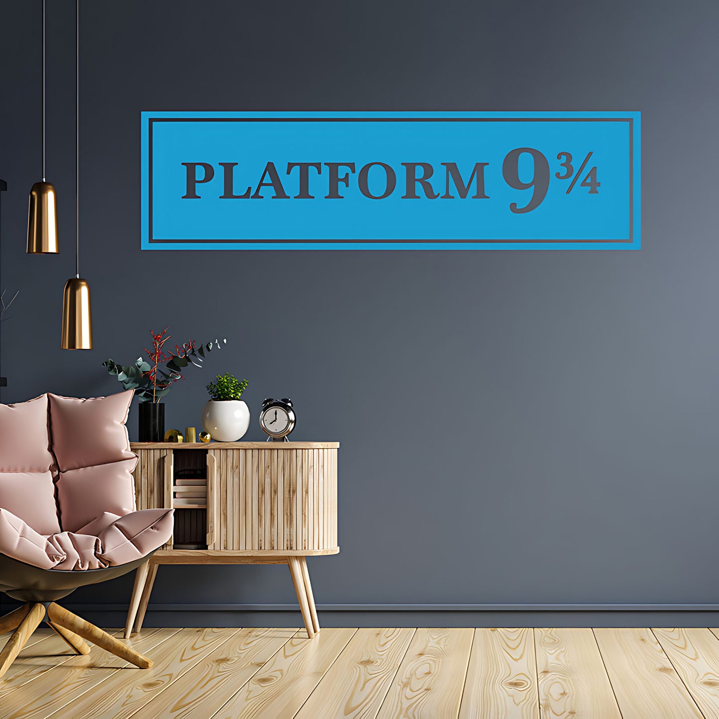 Harry Potter Wall Sticker Platform 9 3/4 Vinyl Art Decal Quote