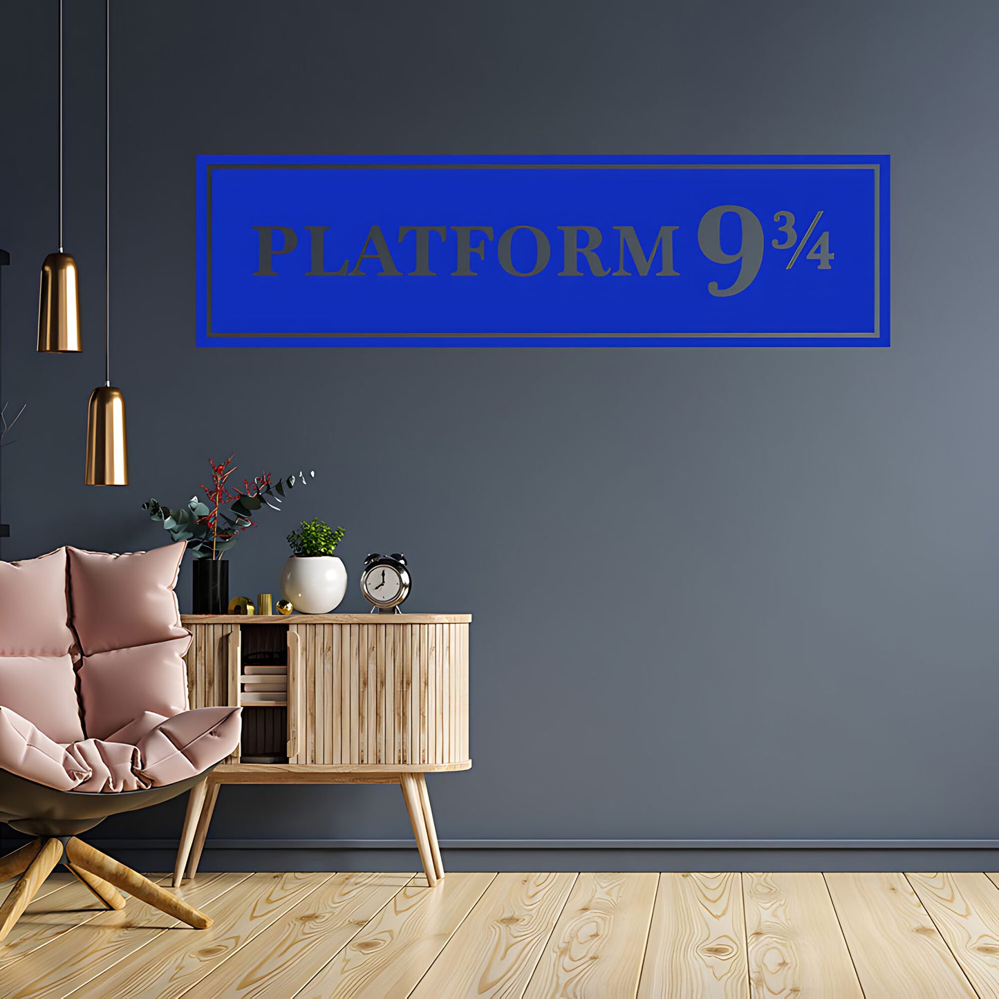 Harry Potter Wall Sticker Platform 9 3/4 Vinyl Art Decal Quote