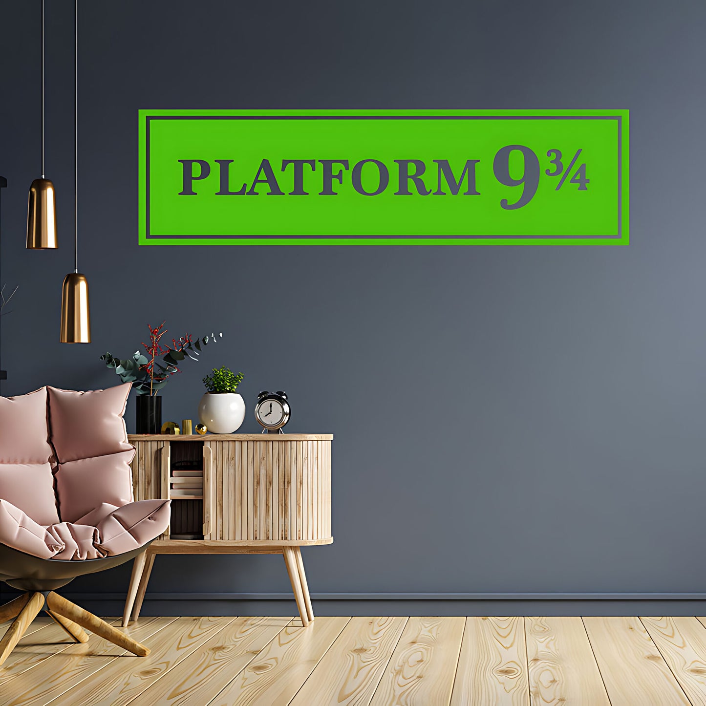 Harry Potter Wall Sticker Platform 9 3/4 Vinyl Art Decal Quote