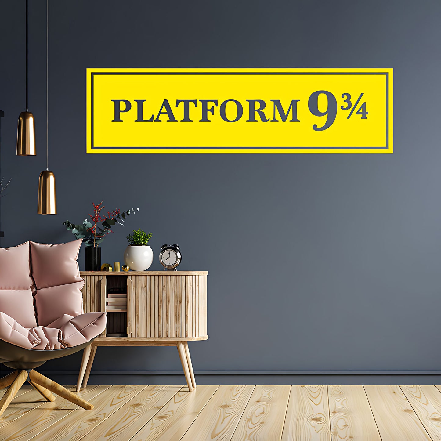 Harry Potter Wall Sticker Platform 9 3/4 Vinyl Art Decal Quote