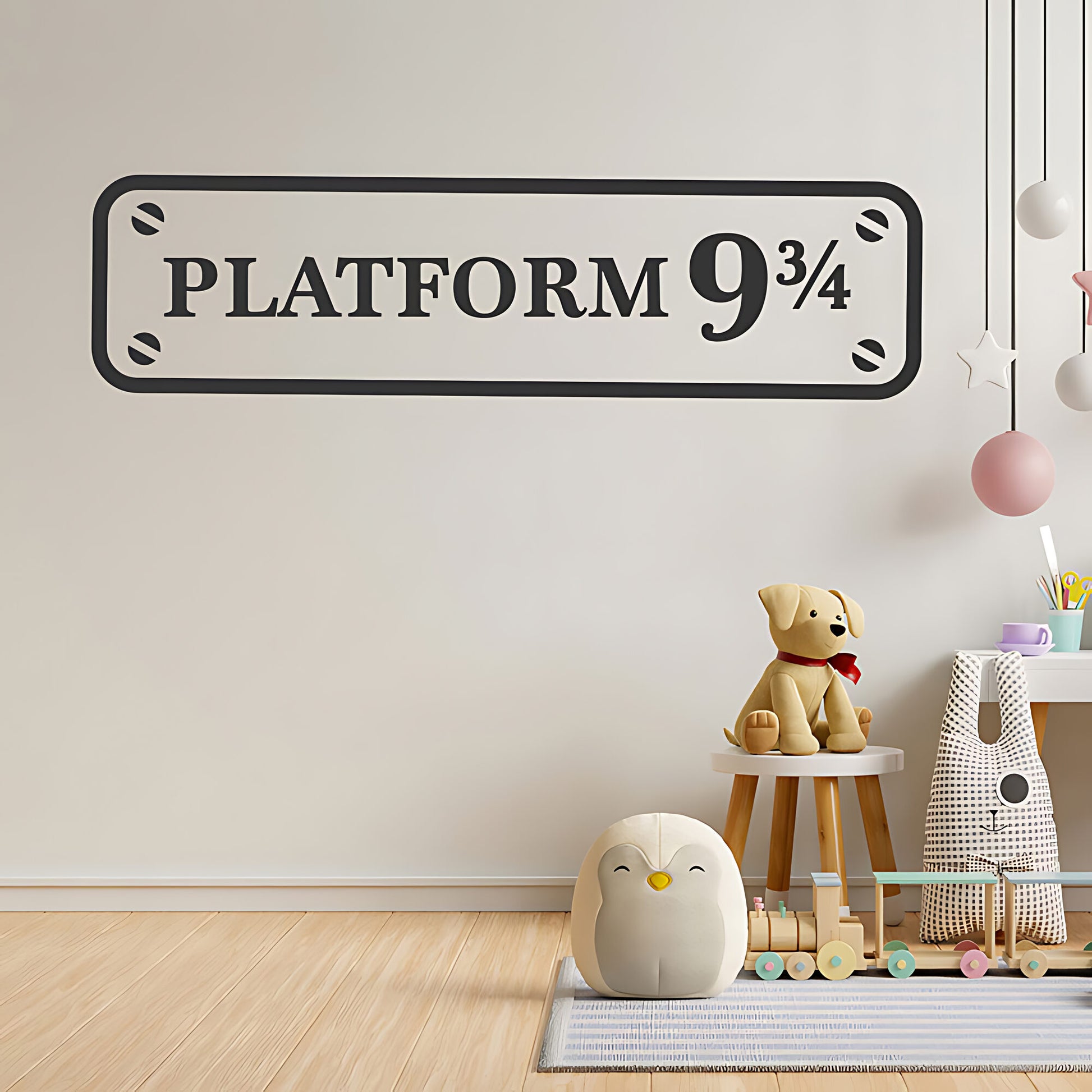 Harry Potter Wall Sticker Platform 9 3/4 Vinyl Art Decal Quote