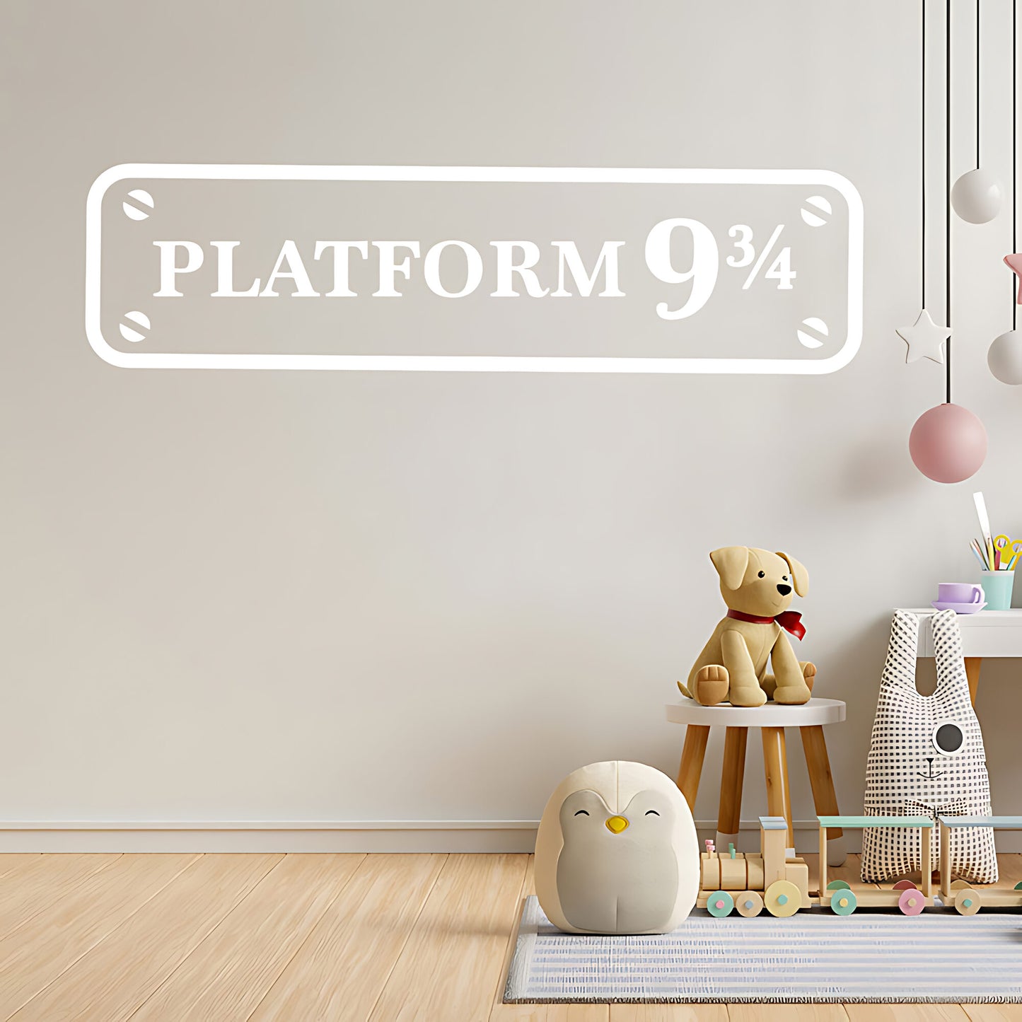 Harry Potter Wall Sticker Platform 9 3/4 Vinyl Art Decal Quote