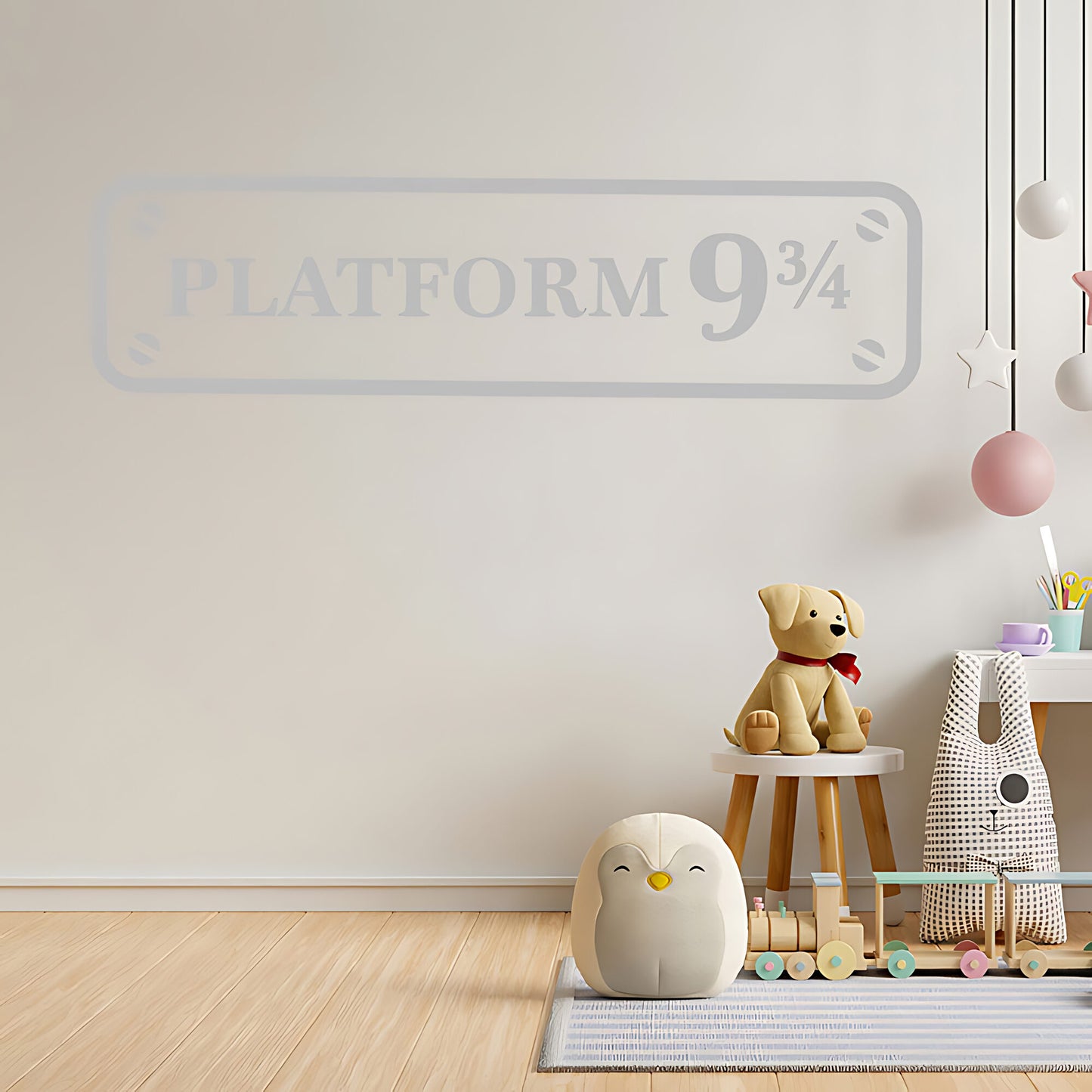 Harry Potter Wall Sticker Platform 9 3/4 Vinyl Art Decal Quote
