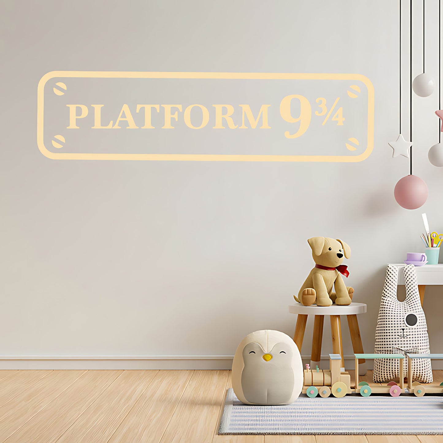 Harry Potter Wall Sticker Platform 9 3/4 Vinyl Art Decal Quote