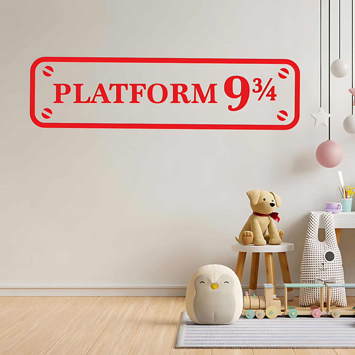 Harry Potter Wall Sticker Platform 9 3/4 Vinyl Art Decal Quote