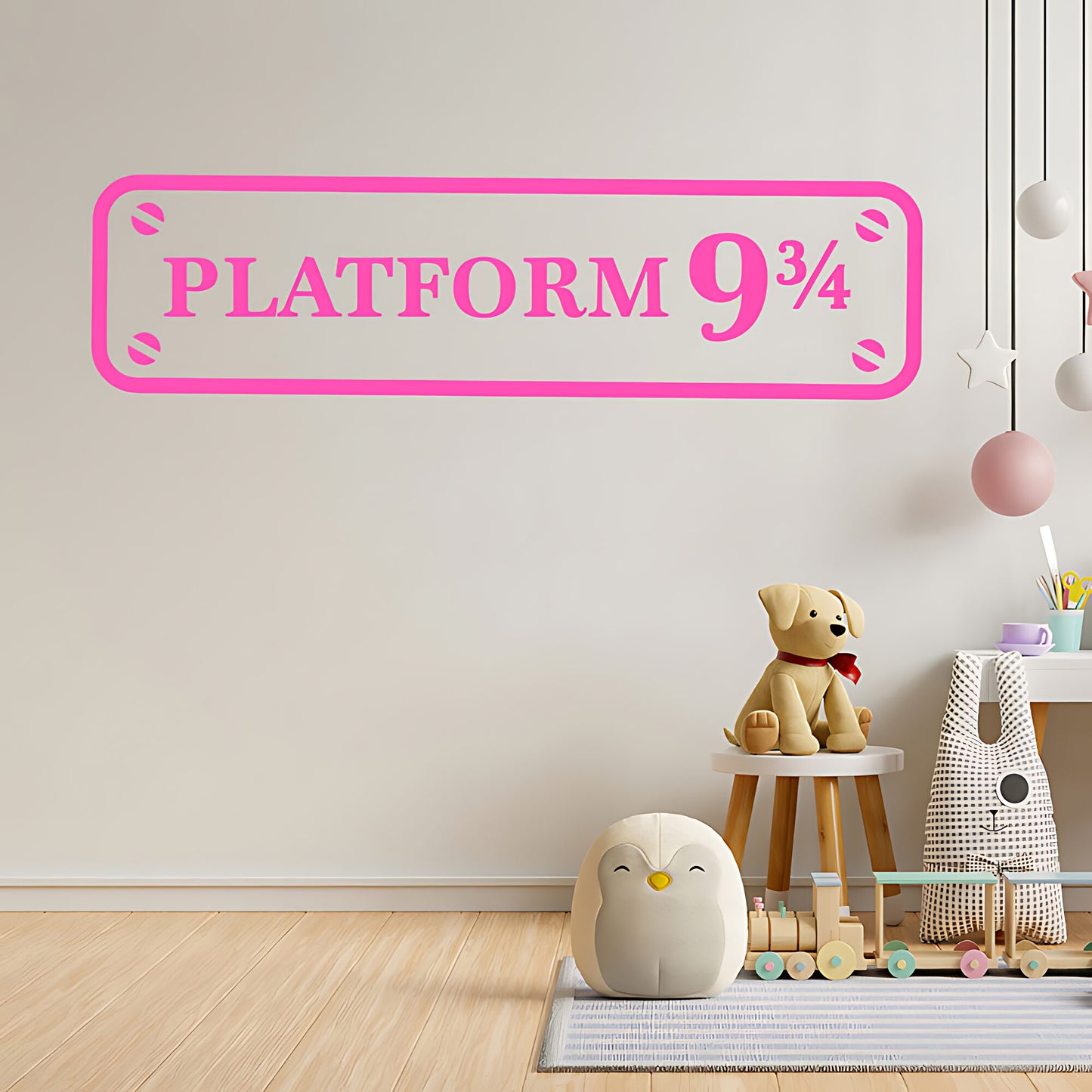 Harry Potter Wall Sticker Platform 9 3/4 Vinyl Art Decal Quote