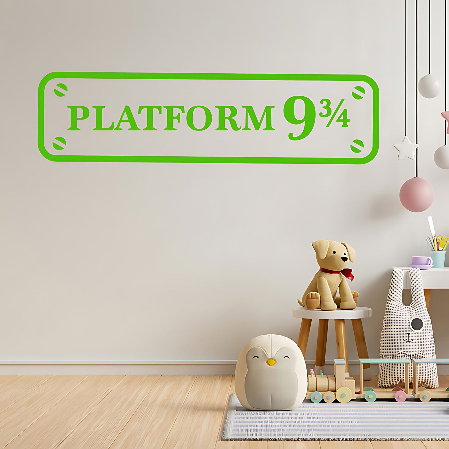Harry Potter Wall Sticker Platform 9 3/4 Vinyl Art Decal Quote