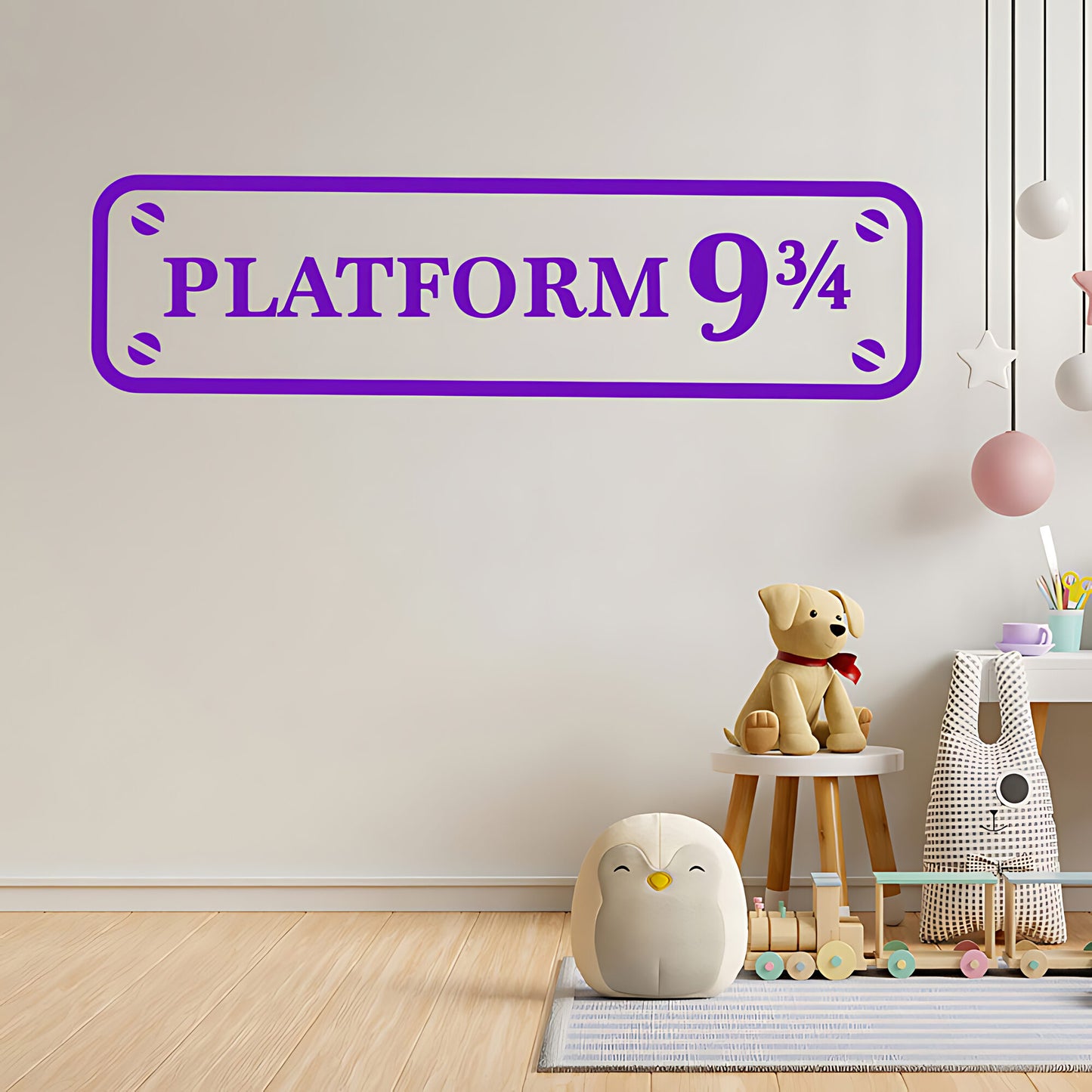 Harry Potter Wall Sticker Platform 9 3/4 Vinyl Art Decal Quote