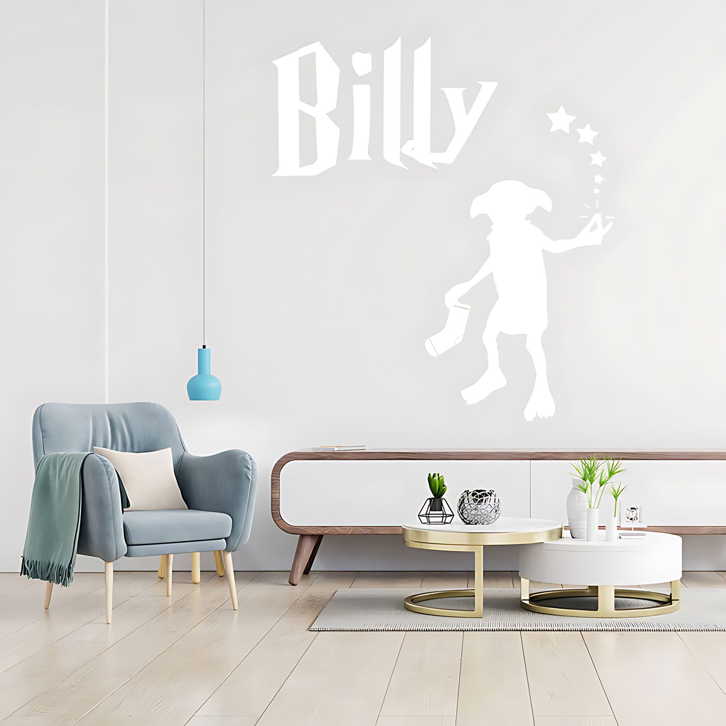 Personalised Harry Potter Wall Sticker Dobby Vinyl Art Decal Quote