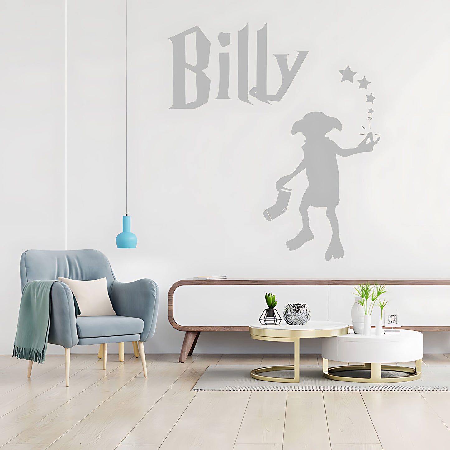 Personalised Harry Potter Wall Sticker Dobby Vinyl Art Decal Quote