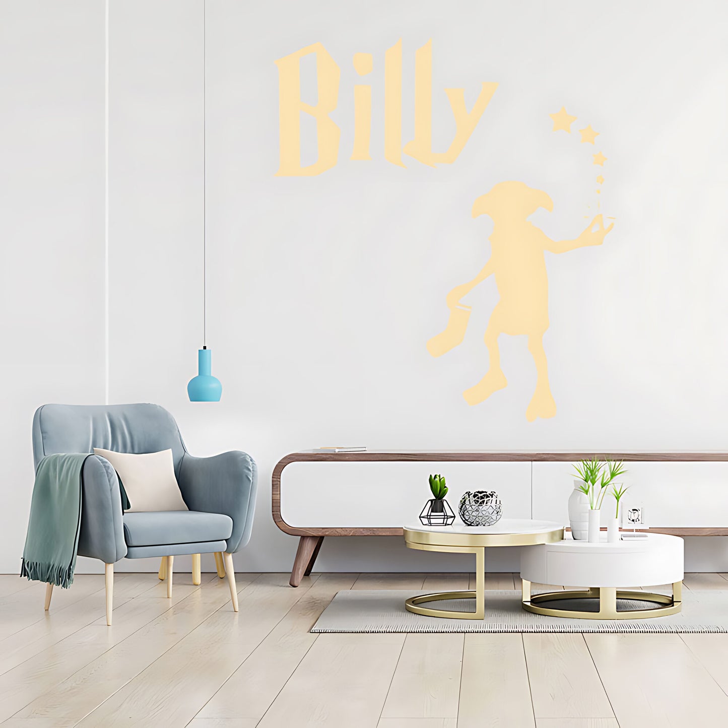 Personalised Harry Potter Wall Sticker Dobby Vinyl Art Decal Quote